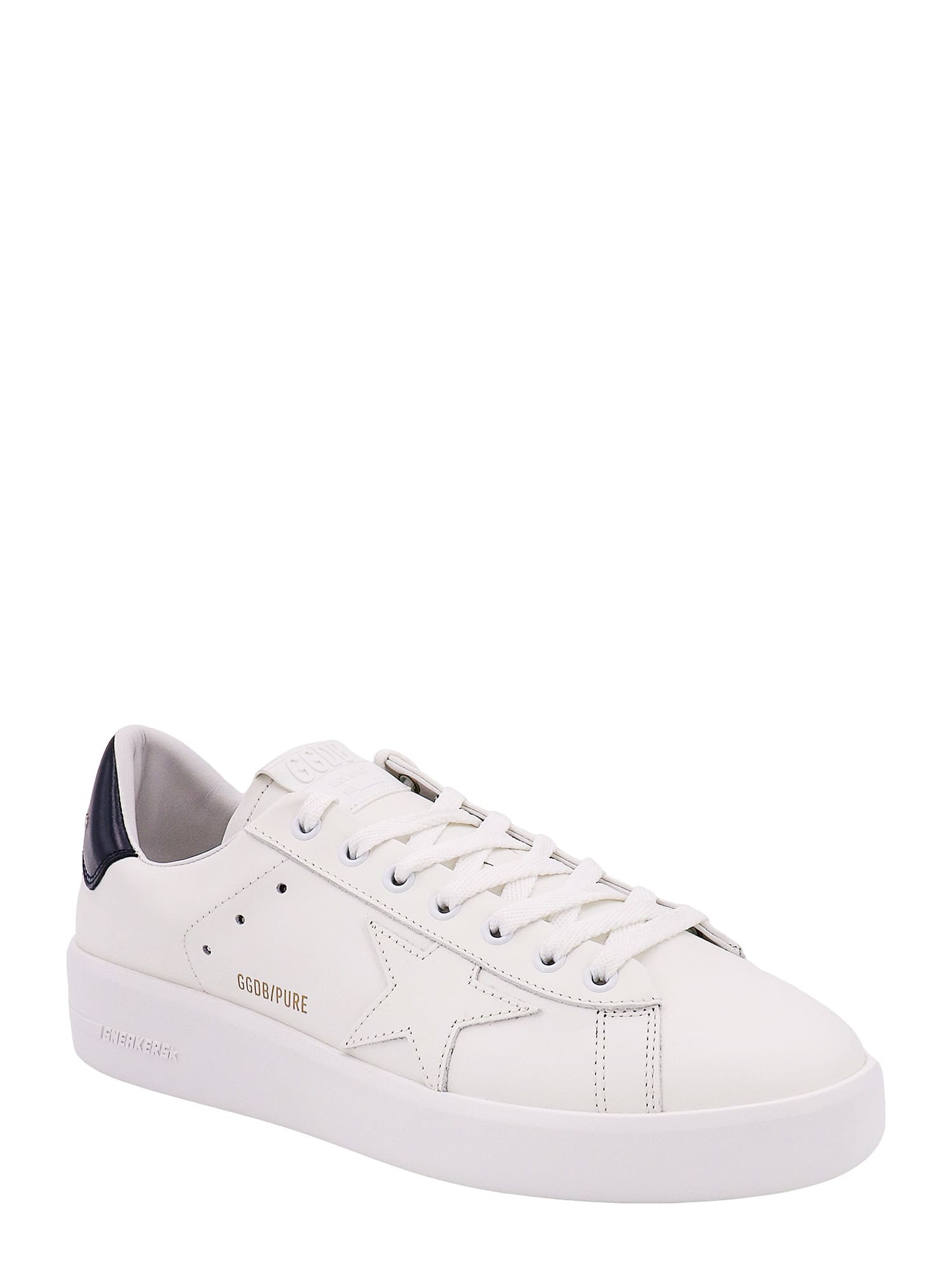 Shop Golden Goose Pure New Sneakers In White/blue
