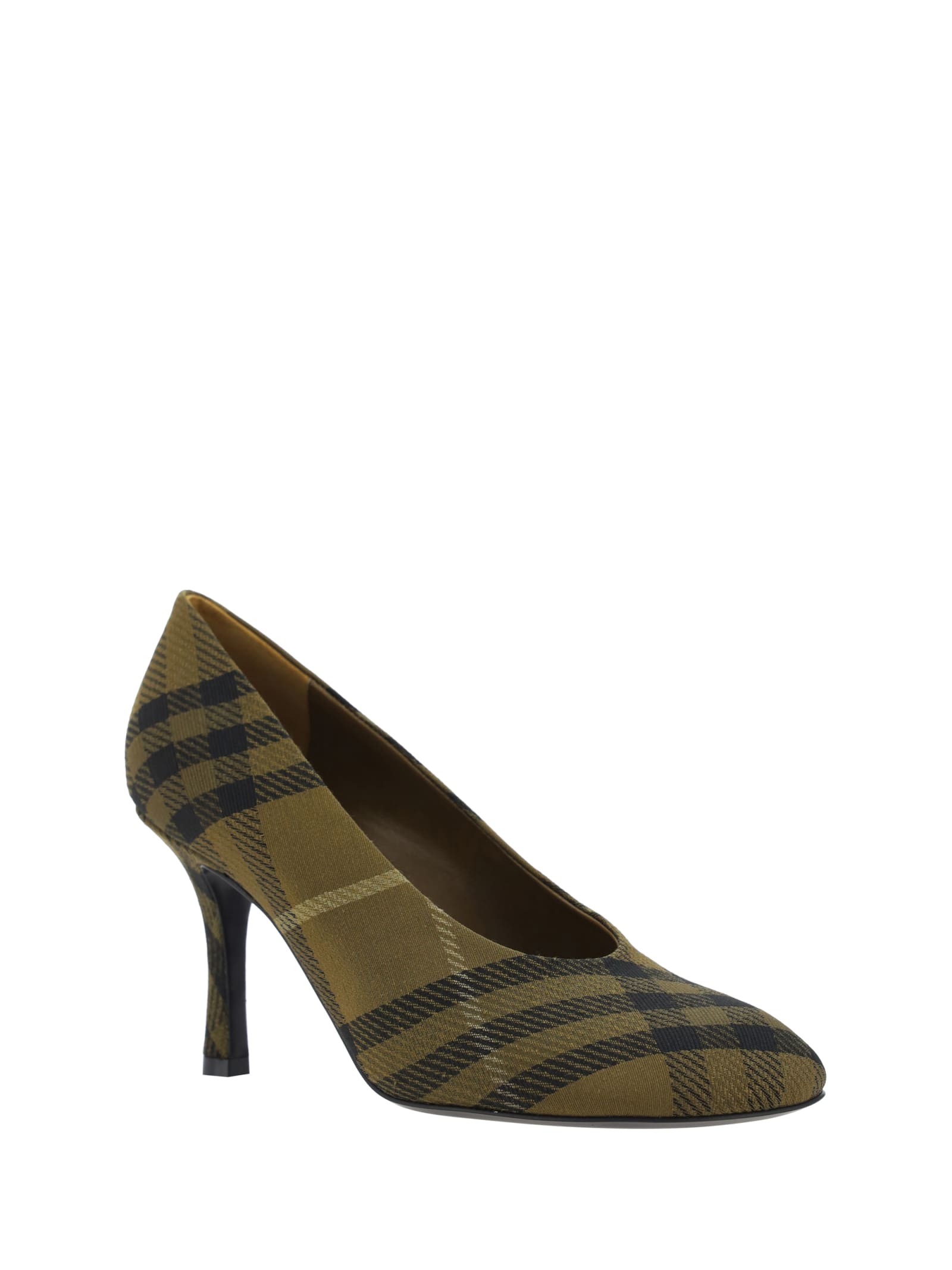 Burberry Baby Check Knit Pump In Furrow Ip Check
