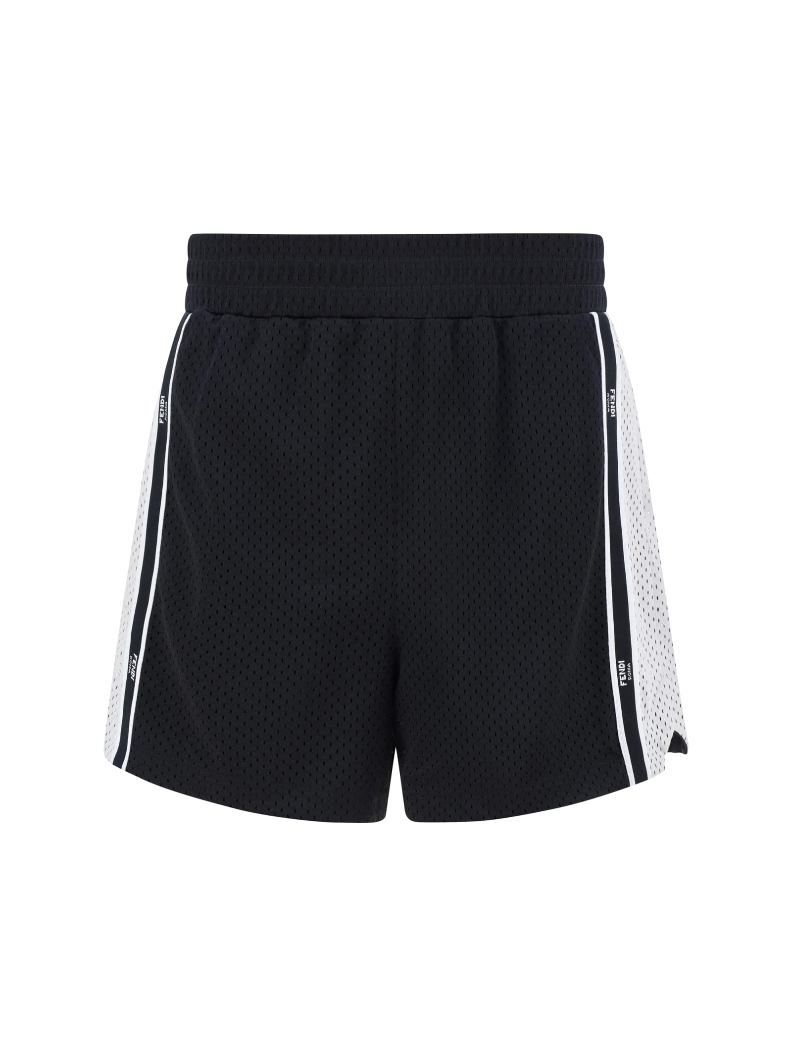 FF Monogram Swim Shorts Black and Grey – vectordesignerclothing