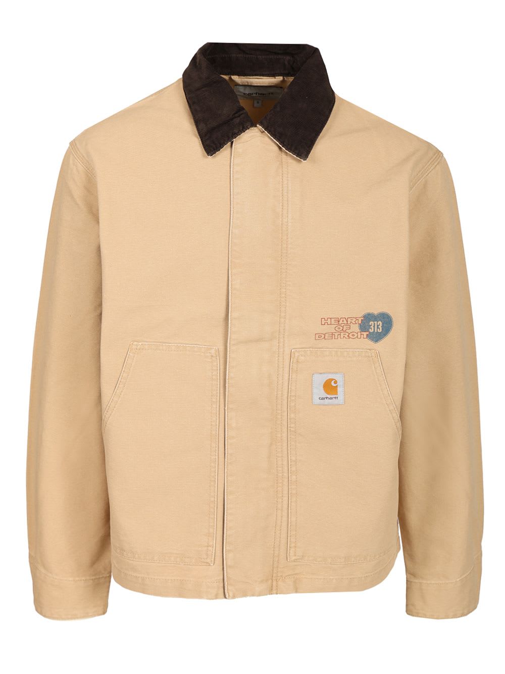 Carhartt Wip Dayton Trucker Dusty Brown Jacket In Brown