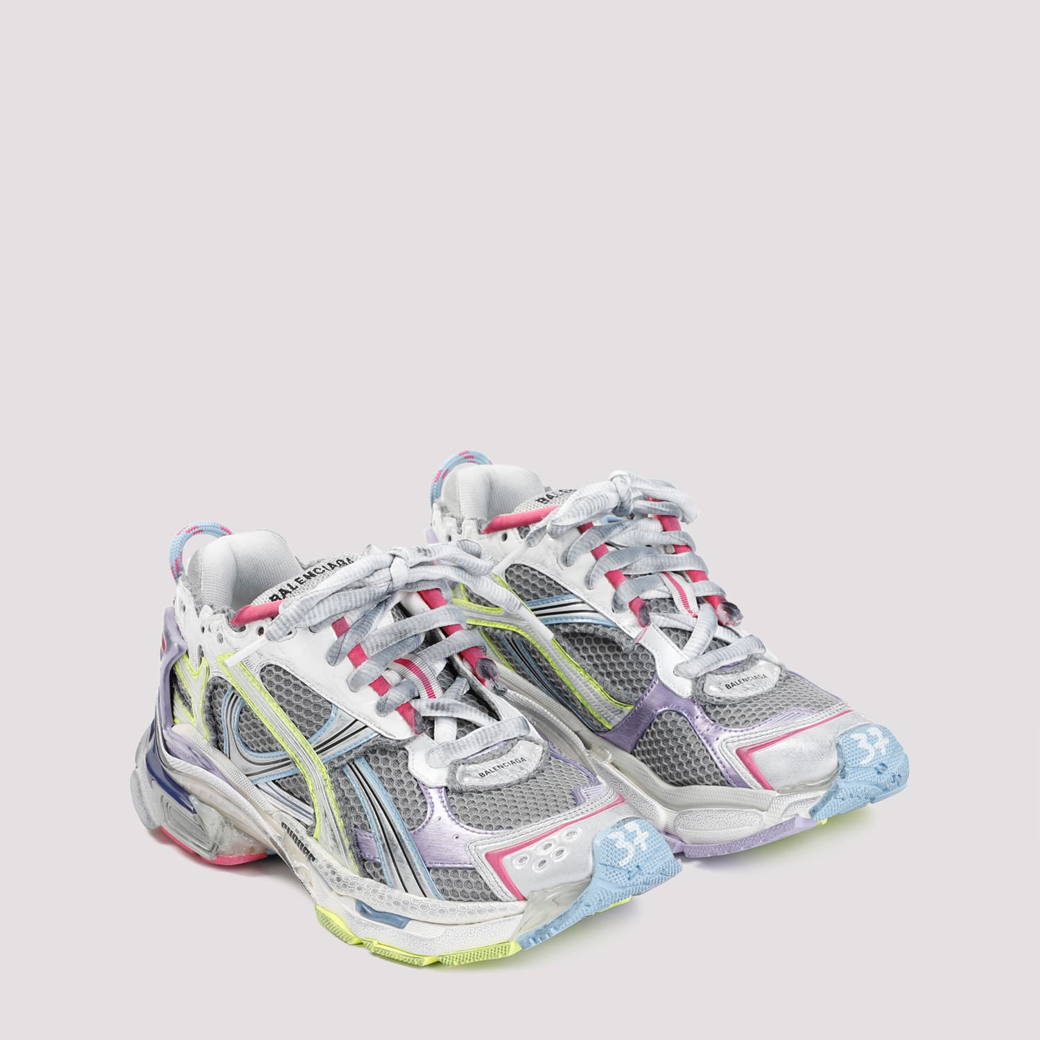 Balenciaga Women Sneaker Runner Gradient In Multi