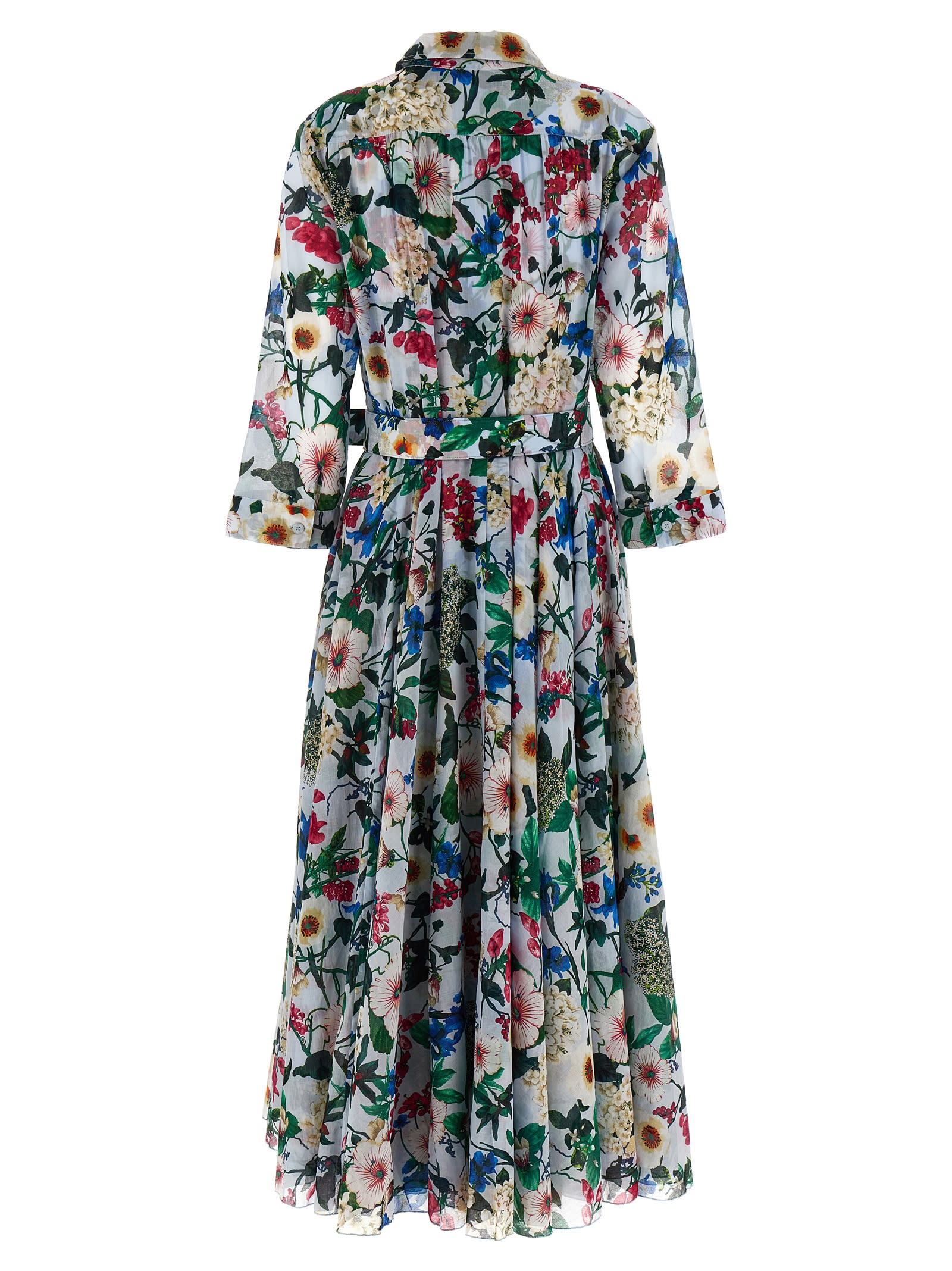 Shop Samantha Sung Aster Dress In Multicolor