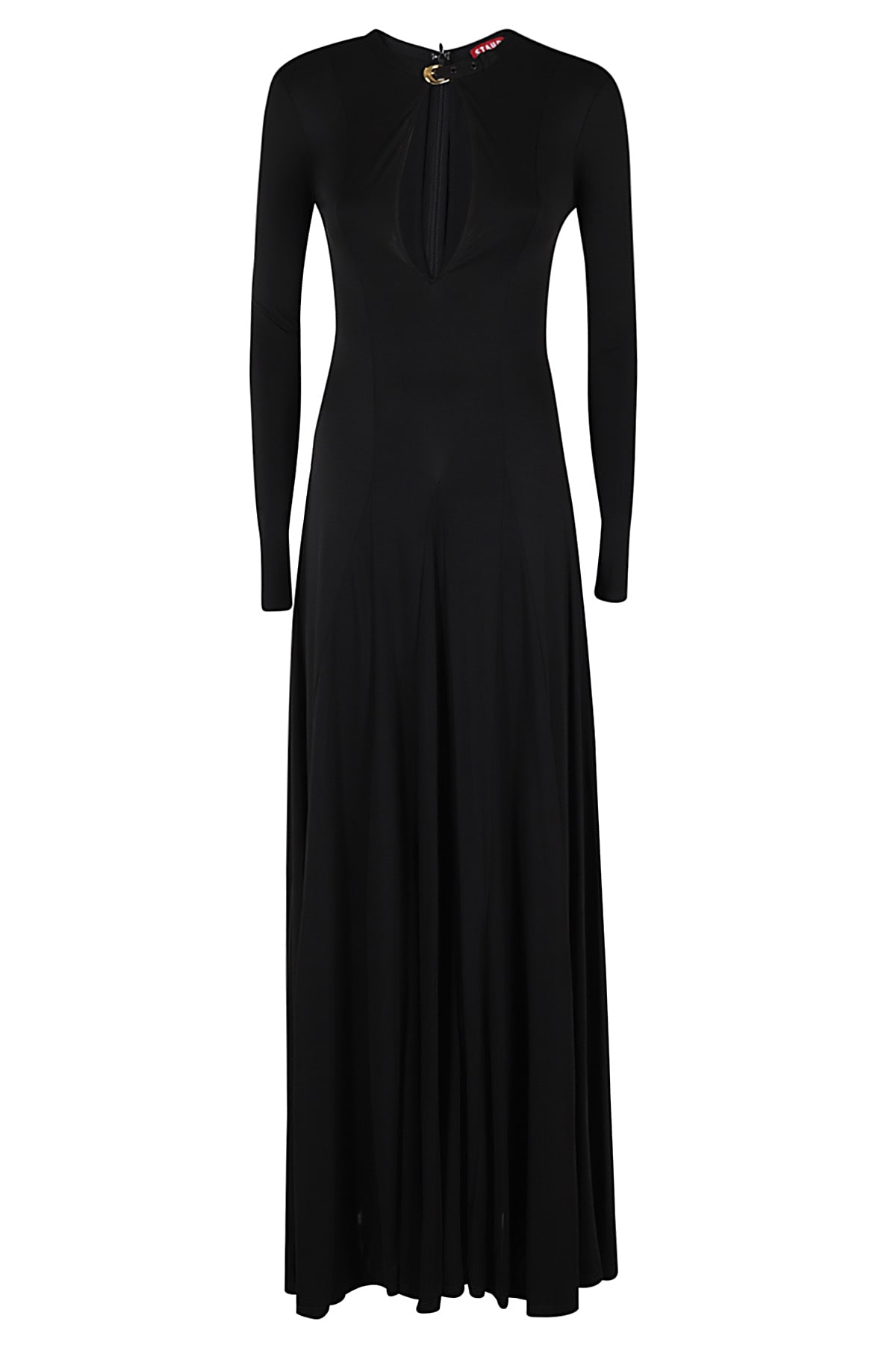 Shop Staud Amerie Dress In Blk Black