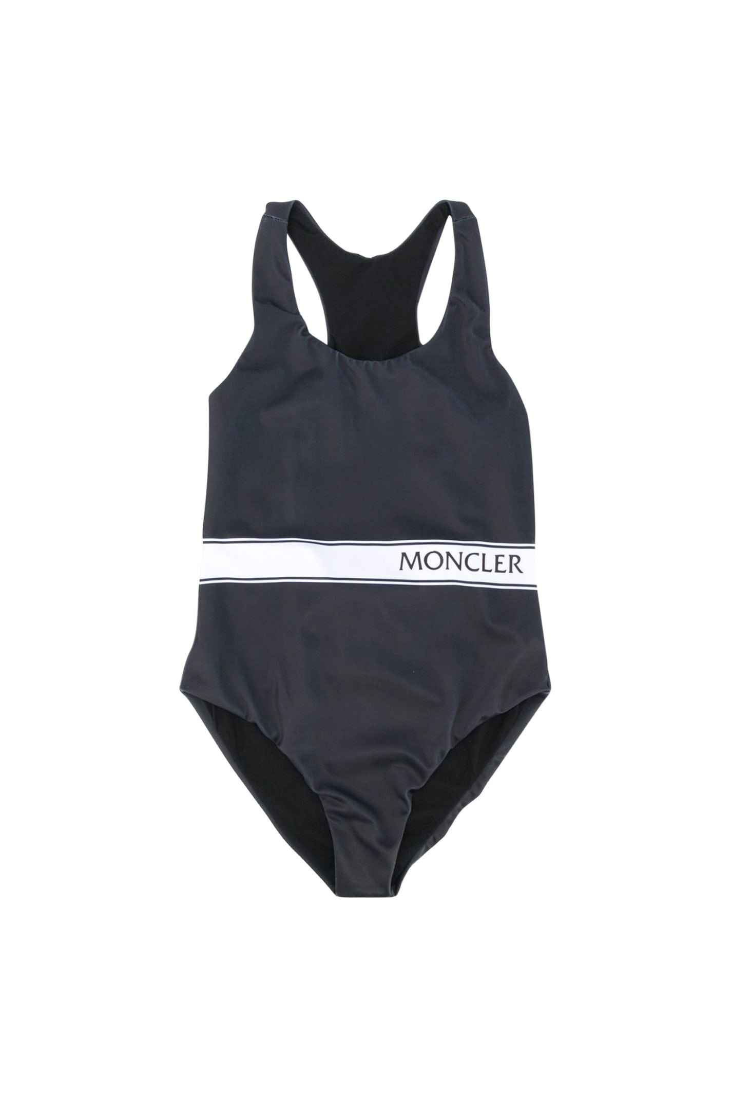 MONCLER ROUND-NECK ONE-PIECE SWIMSUIT,11263836