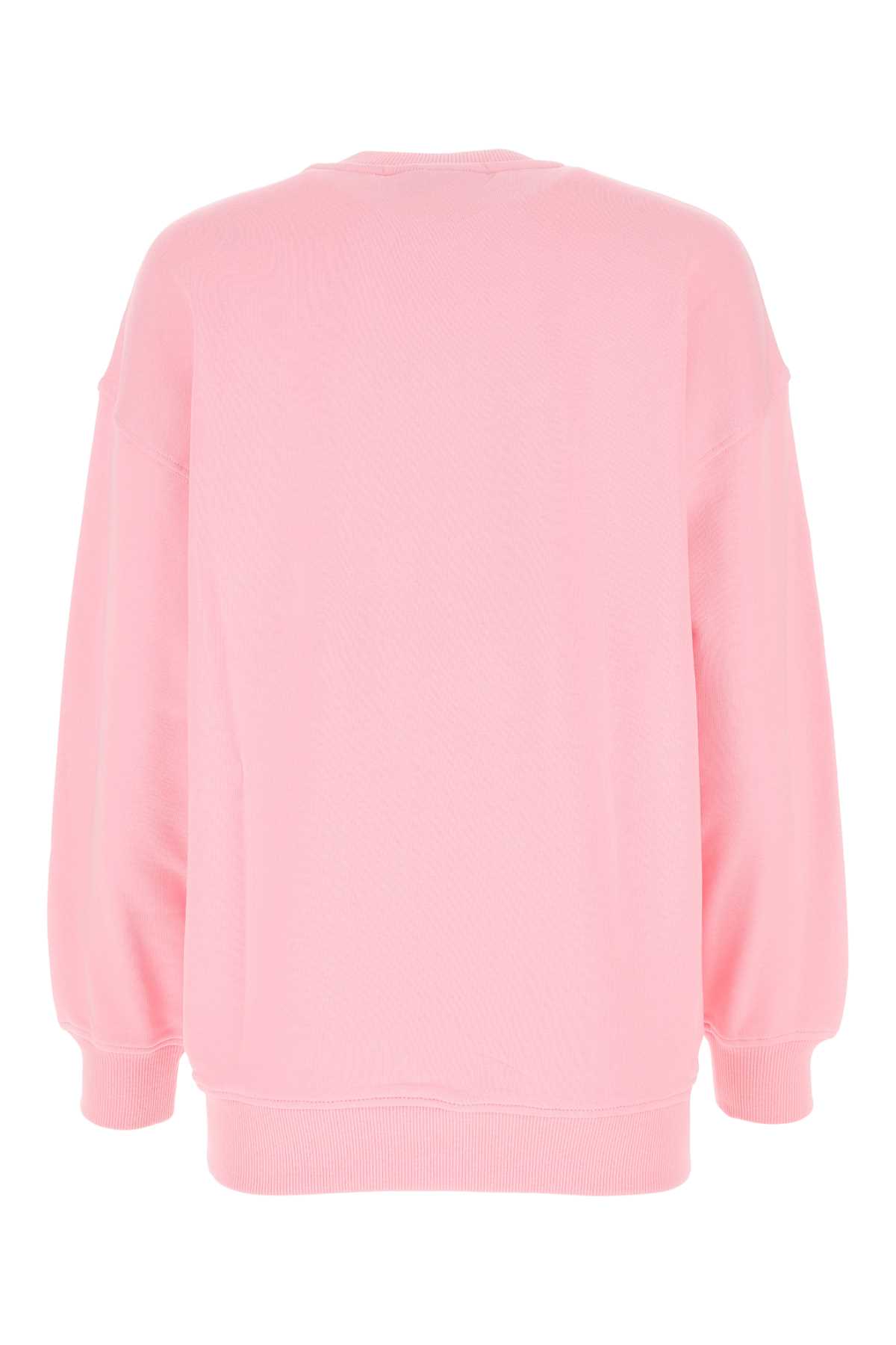 Chiara Ferragni Pink Cotton Sweatshirt In Multicolor