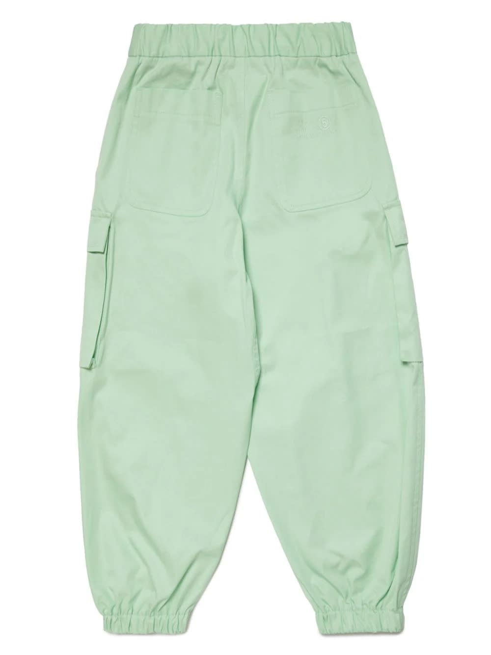Shop Mm6 Maison Margiela Tapered Trousers In Green