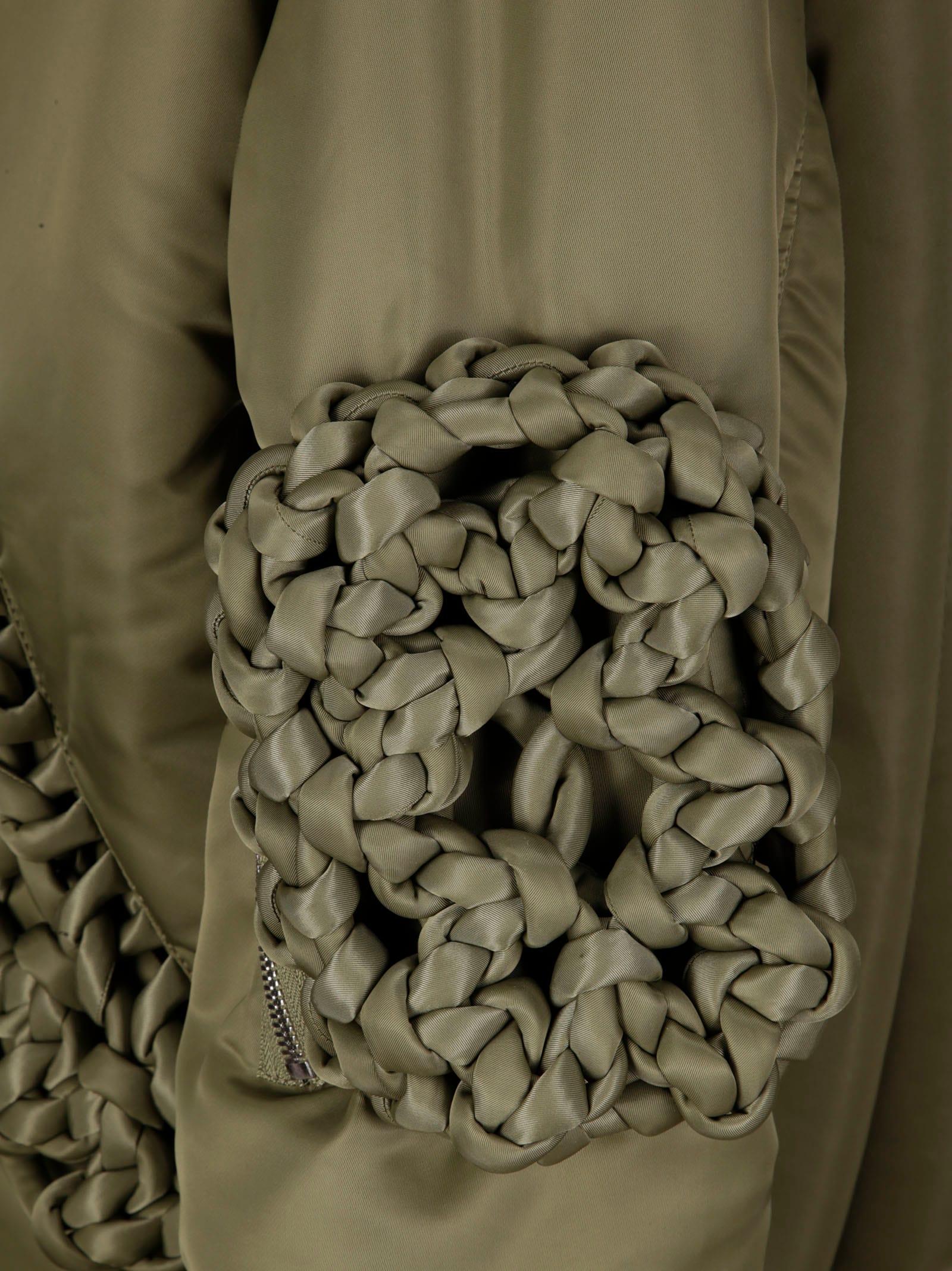 Shop Comme Des Garçons Ladies Jacket In Khaki