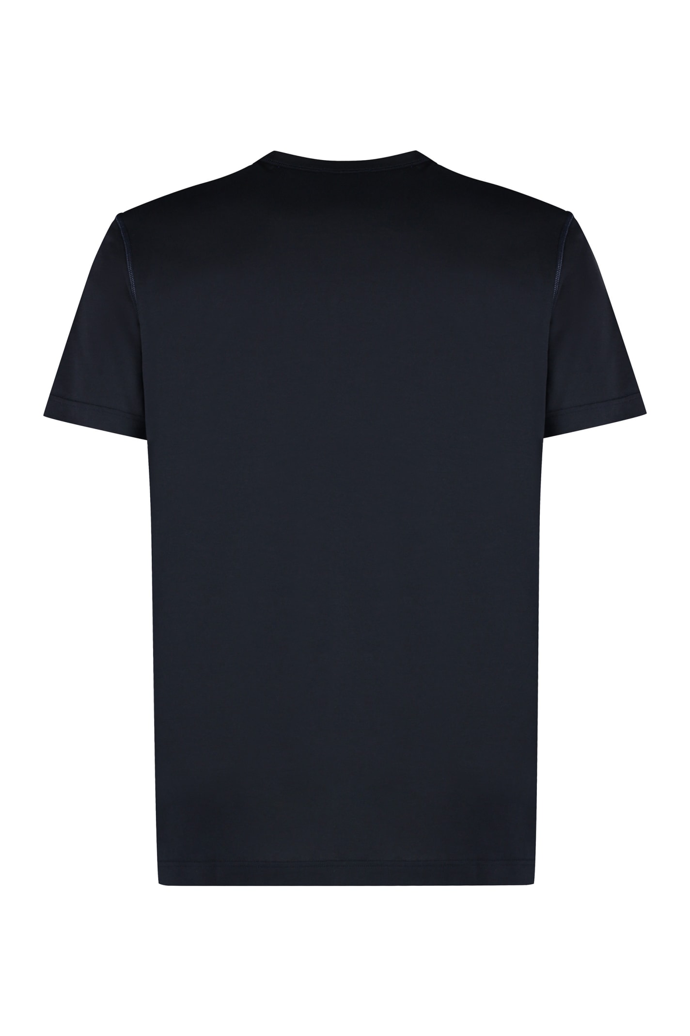 Shop Dolce & Gabbana T-shirt V-neck T-shirt In Blue