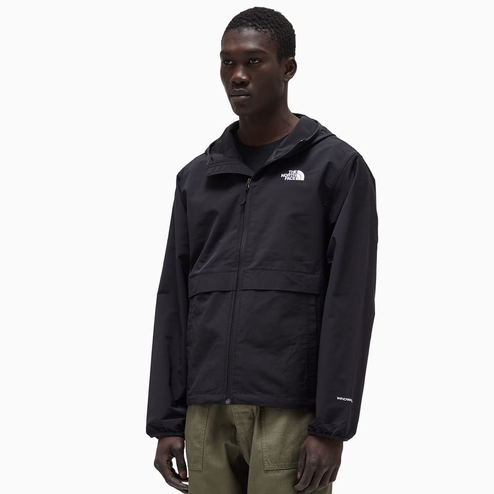 Shop The North Face M Tnf Easy Wind Fz Jacket Black