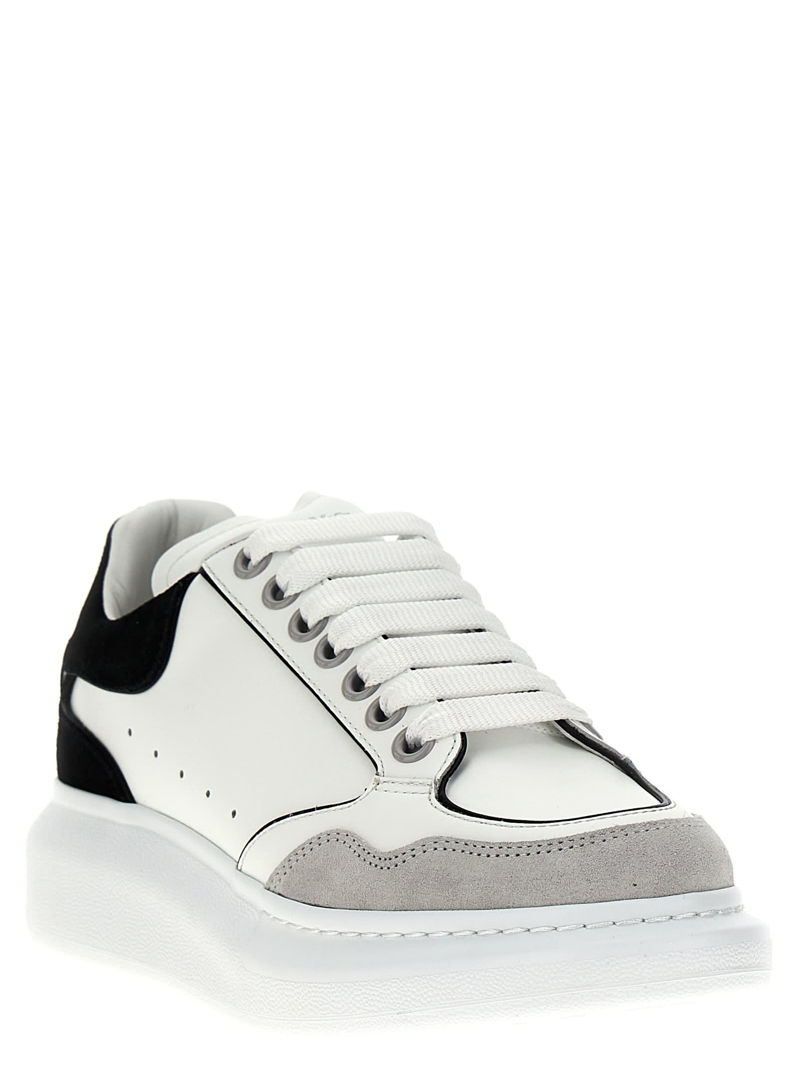 Shop Alexander Mcqueen Larry Sneakers In White/black