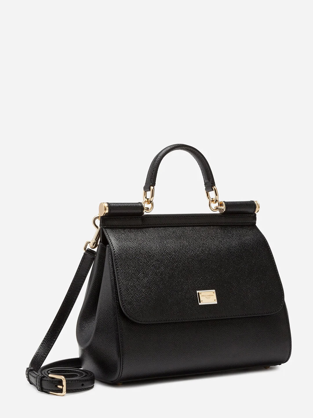 Dolce & Gabbana Medium Sicily Bag Black