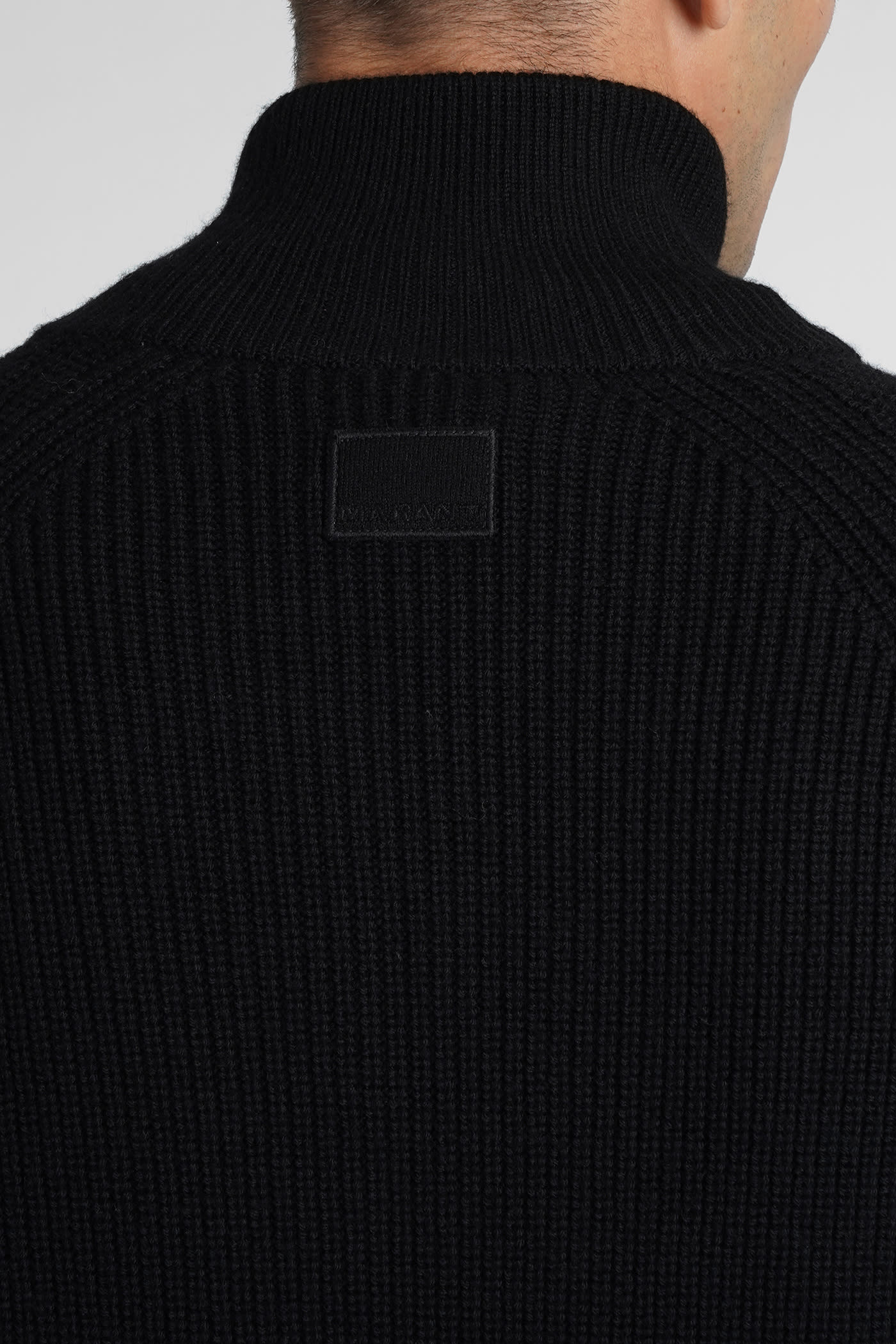 Shop Isabel Marant Benett Knitwear In Black Wool In Nero