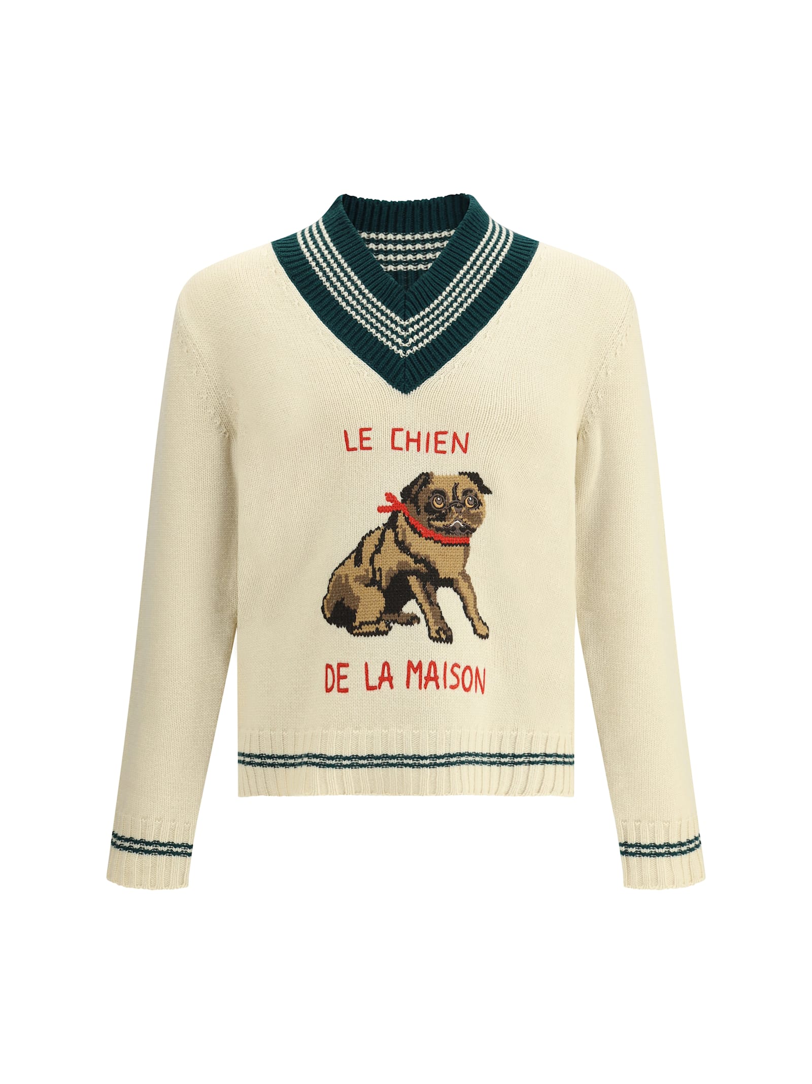 Valentino Le Chien De La Maison Wool Sweater