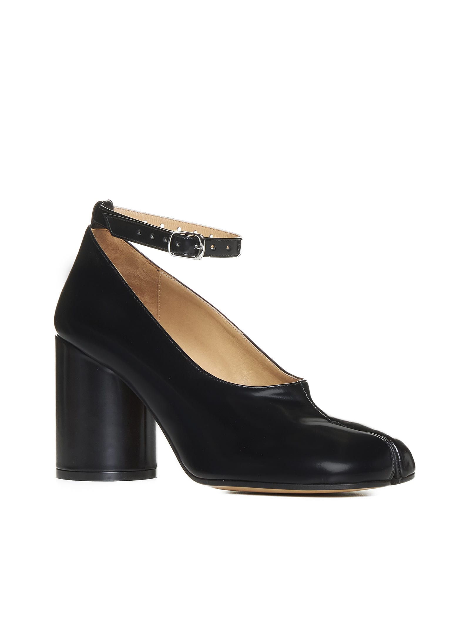 Shop Maison Margiela High-heeled Shoe In Black