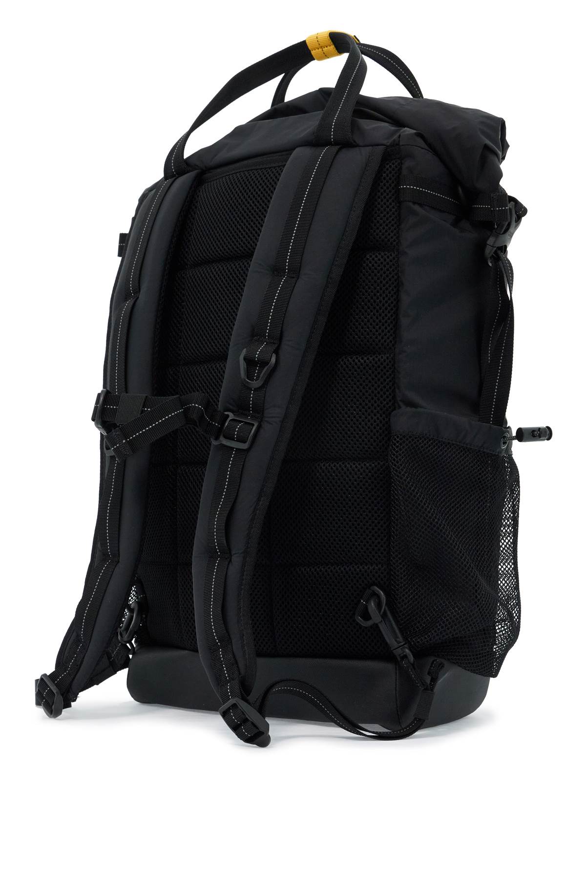 Parajumpers Nylon Roll-up Backpack For In Black (black)