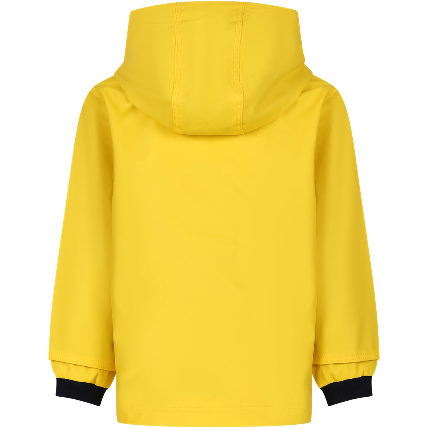 Petit Bateau Yellow Raincoat For Kids In Yellow