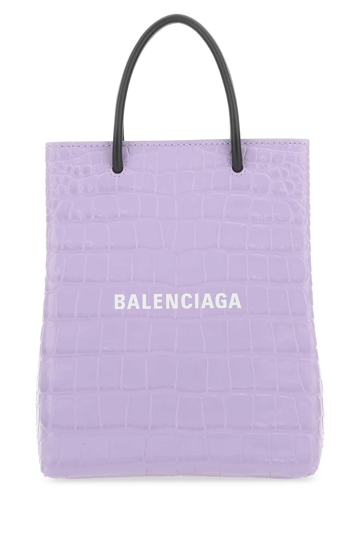 Balenciaga Lilac Leather Handbag