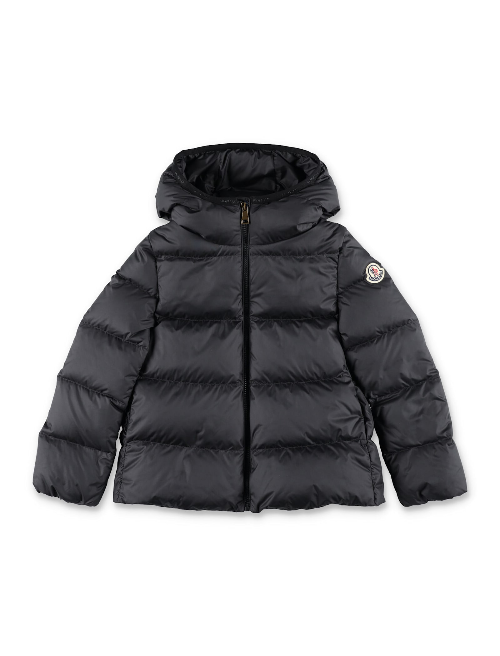 Moncler Kid - Beulah Hooded Down Jacket In Black