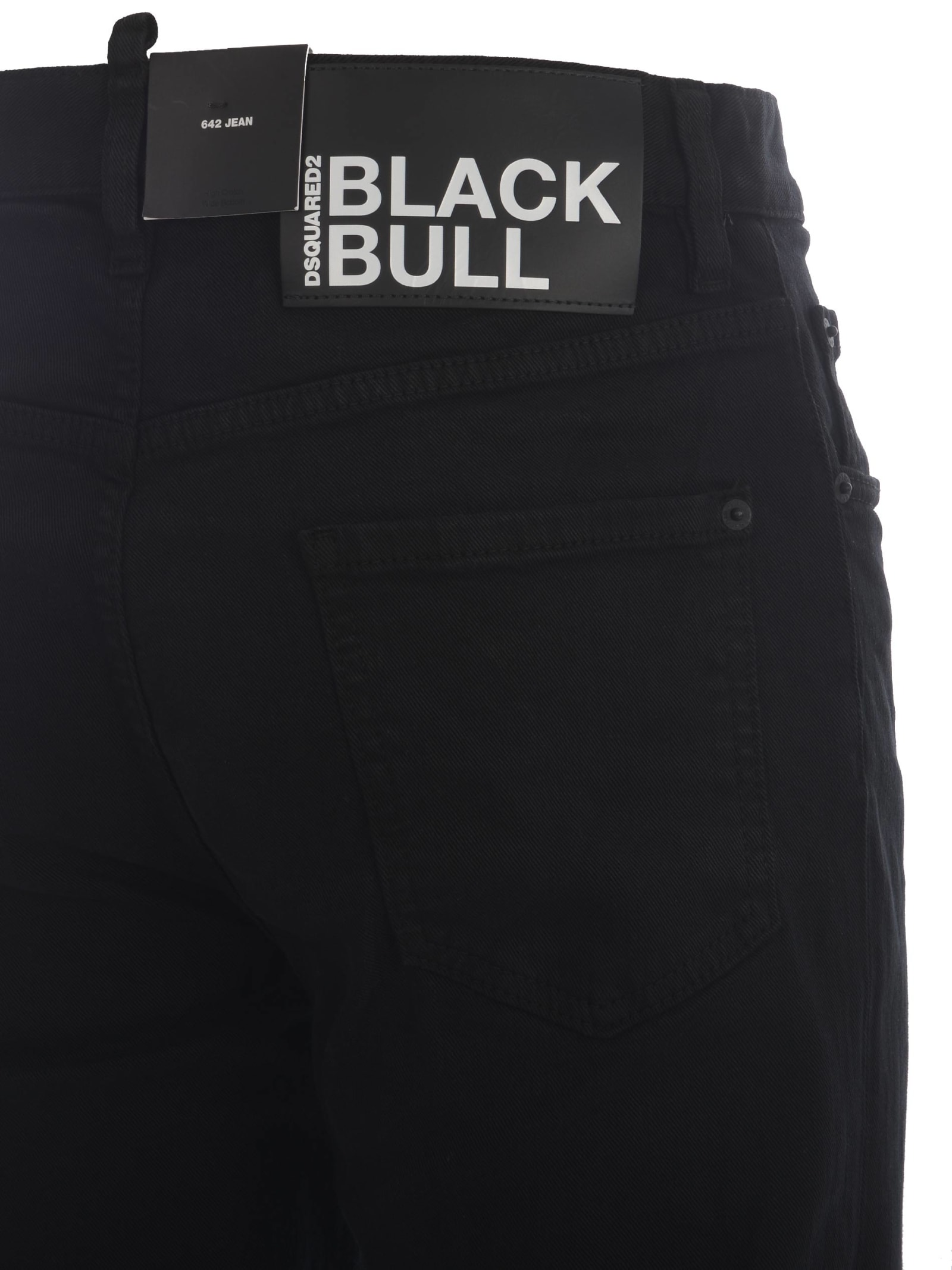 Shop Dsquared2 Jeans  642 In Denim In Black