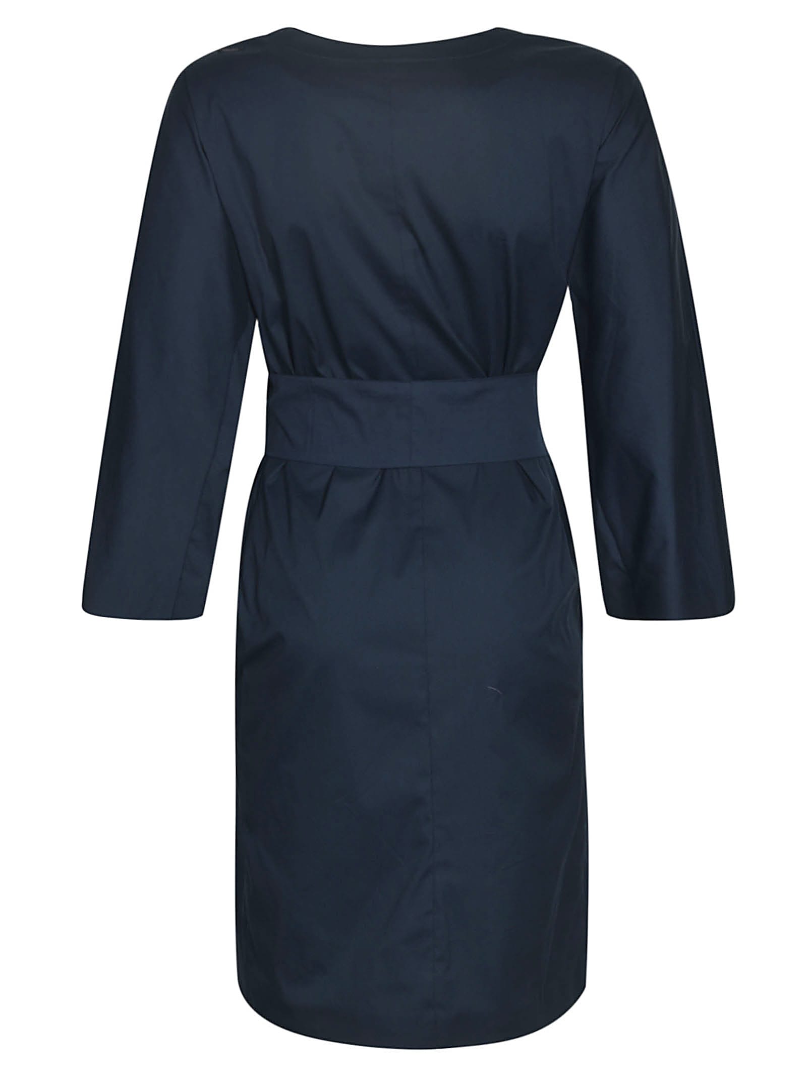 Shop 's Max Mara Leila Dress In Blu Scuro