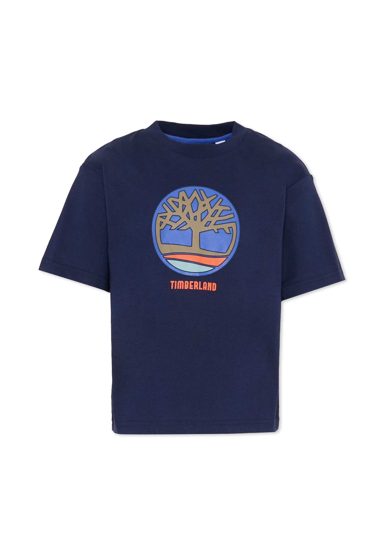 Timberland Logo Short-sleeve T-shirt In Blue
