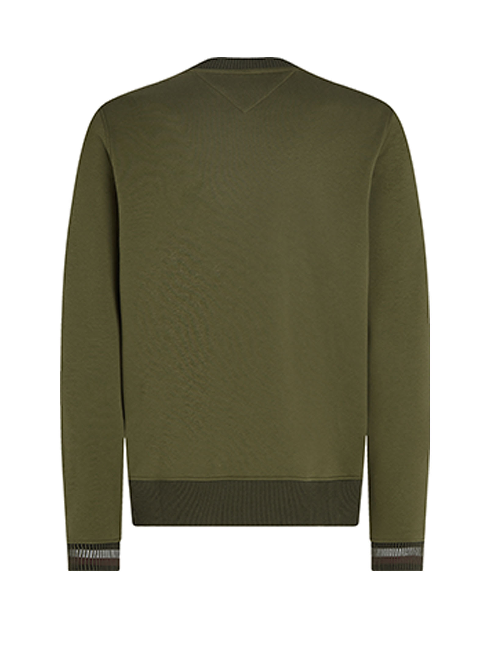 Shop Tommy Hilfiger Monotype College Style Sweatshirt In Putting Green