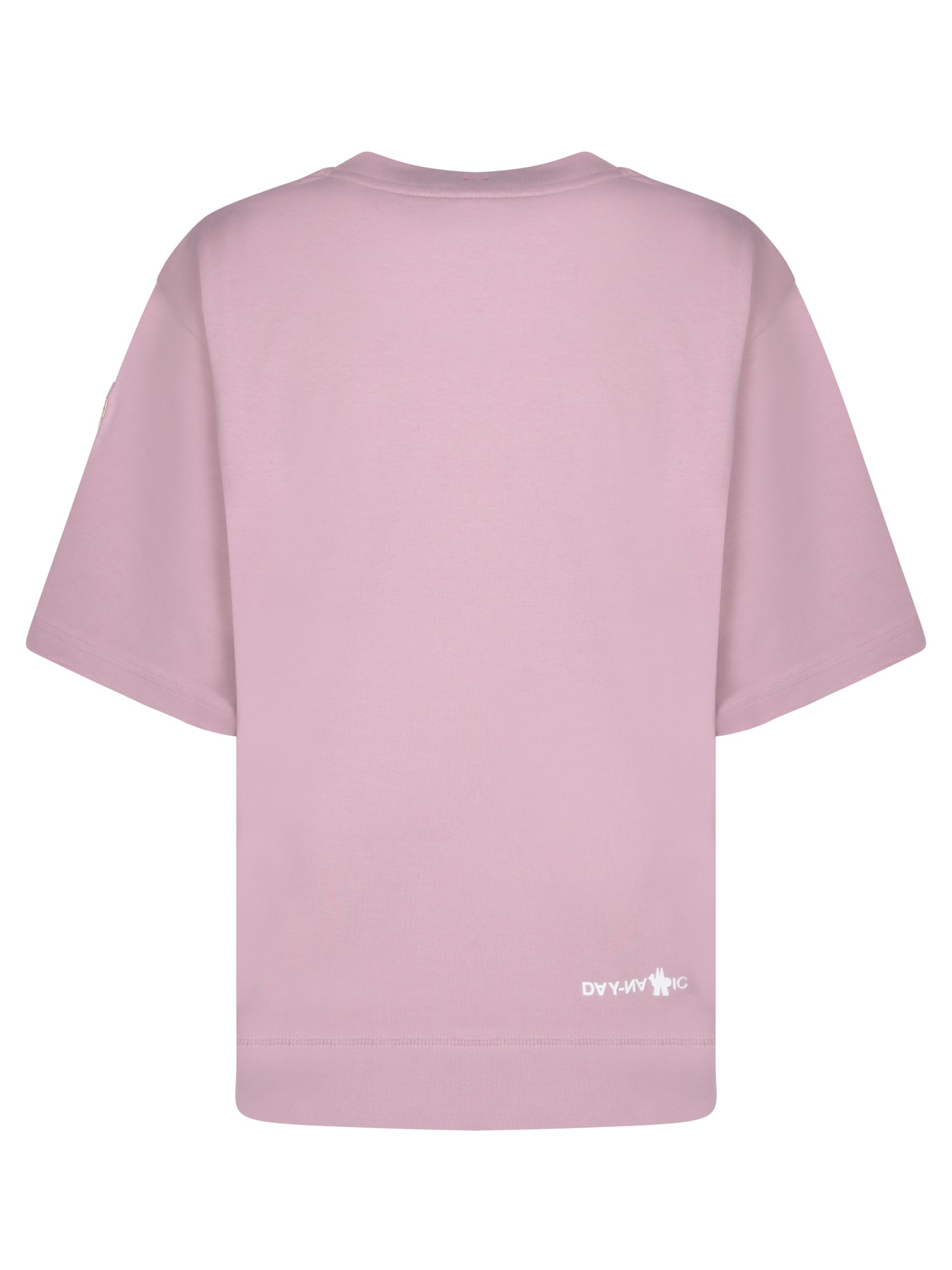 Shop Moncler Grenoble Logo T-shirt In Pink