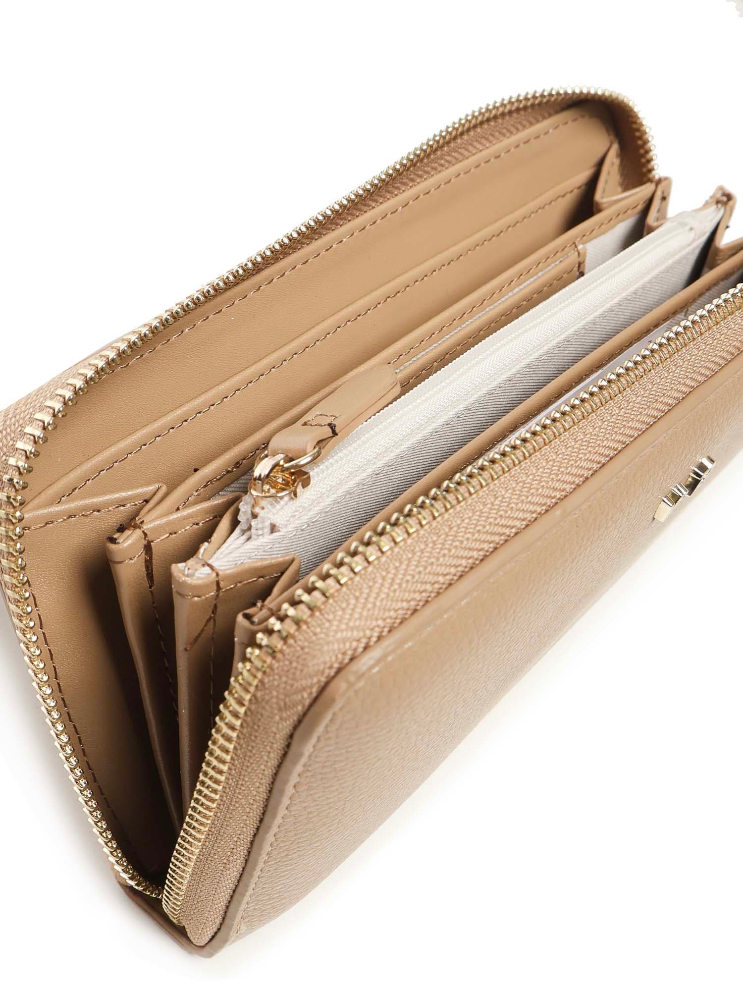 V73 Zip-around Wallet In Neutral