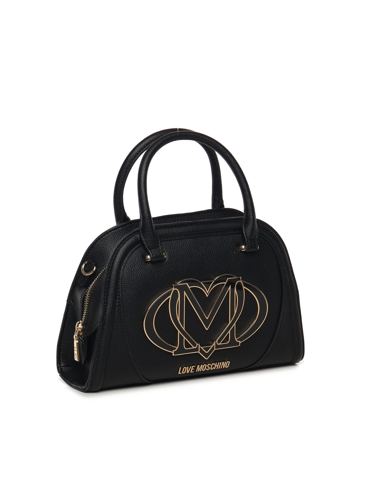 Love Moschino Handbag With Logo In Black