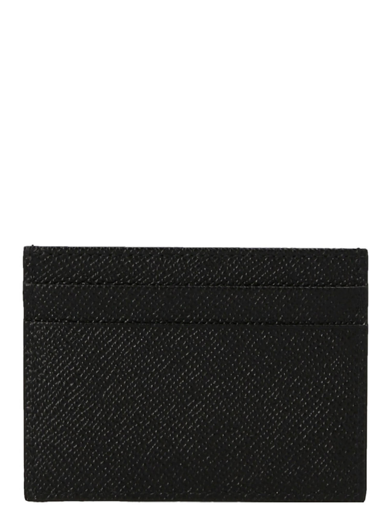 Shop Dolce & Gabbana Logo Tag Card Holder In Black