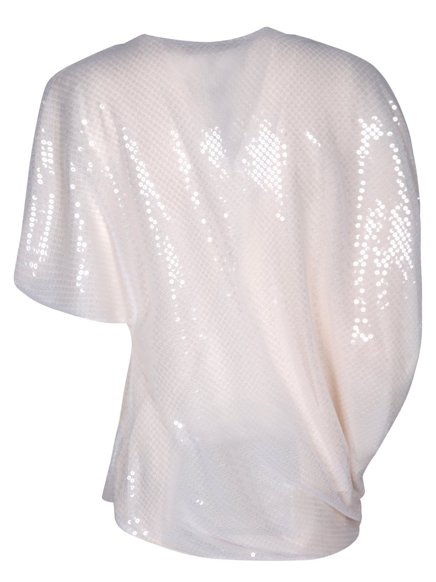 Shop Rev Keziah Sequined Top In White