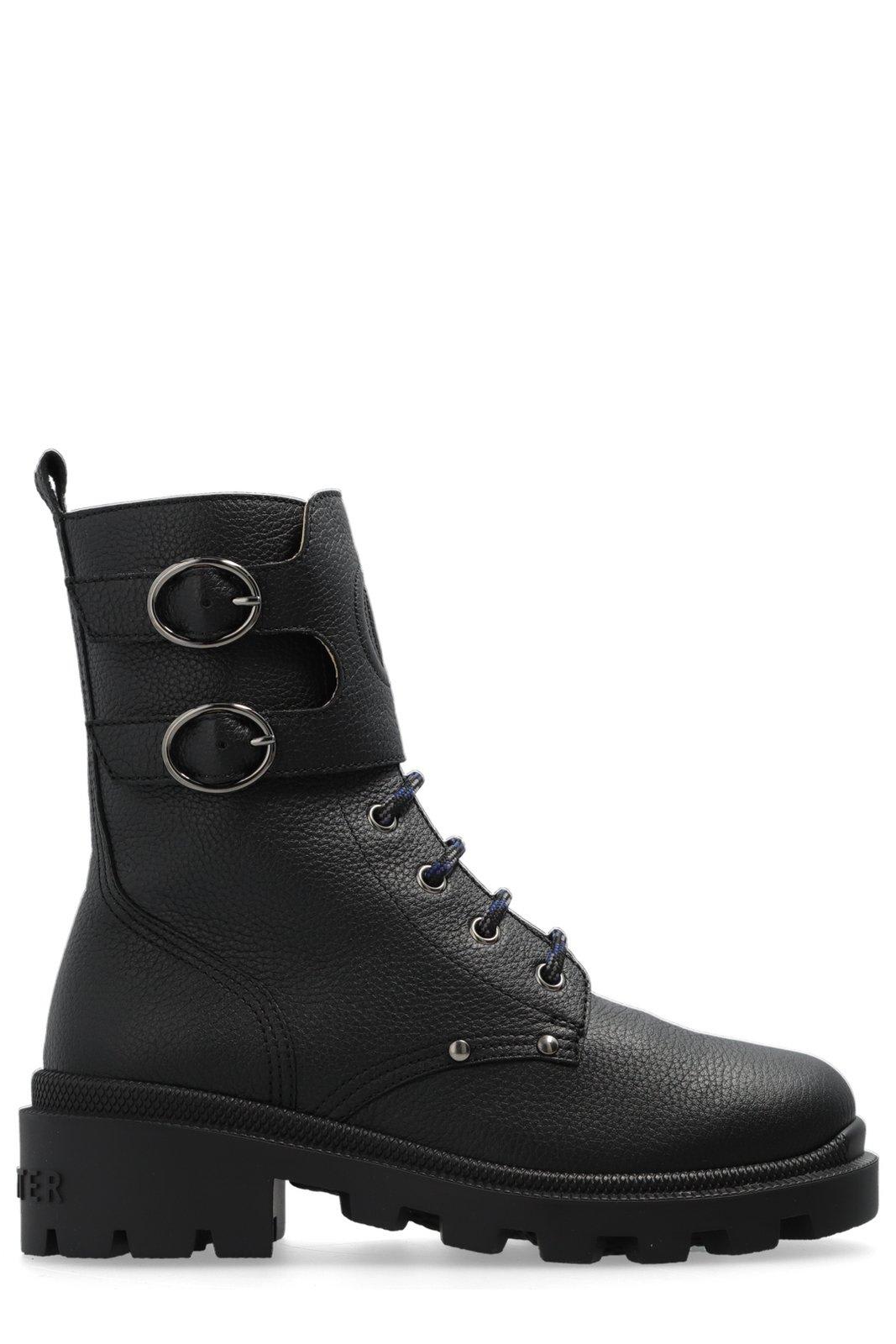 GUCCI DOUBLE G LACE-UP BOOTS