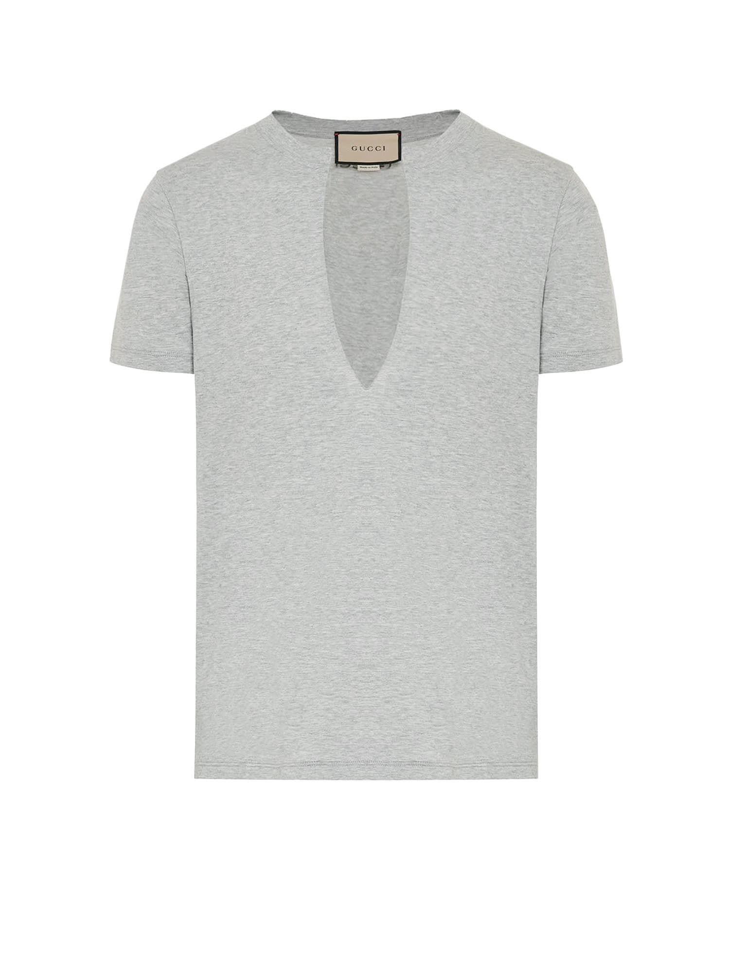 Shop Gucci T-shirt In Grey