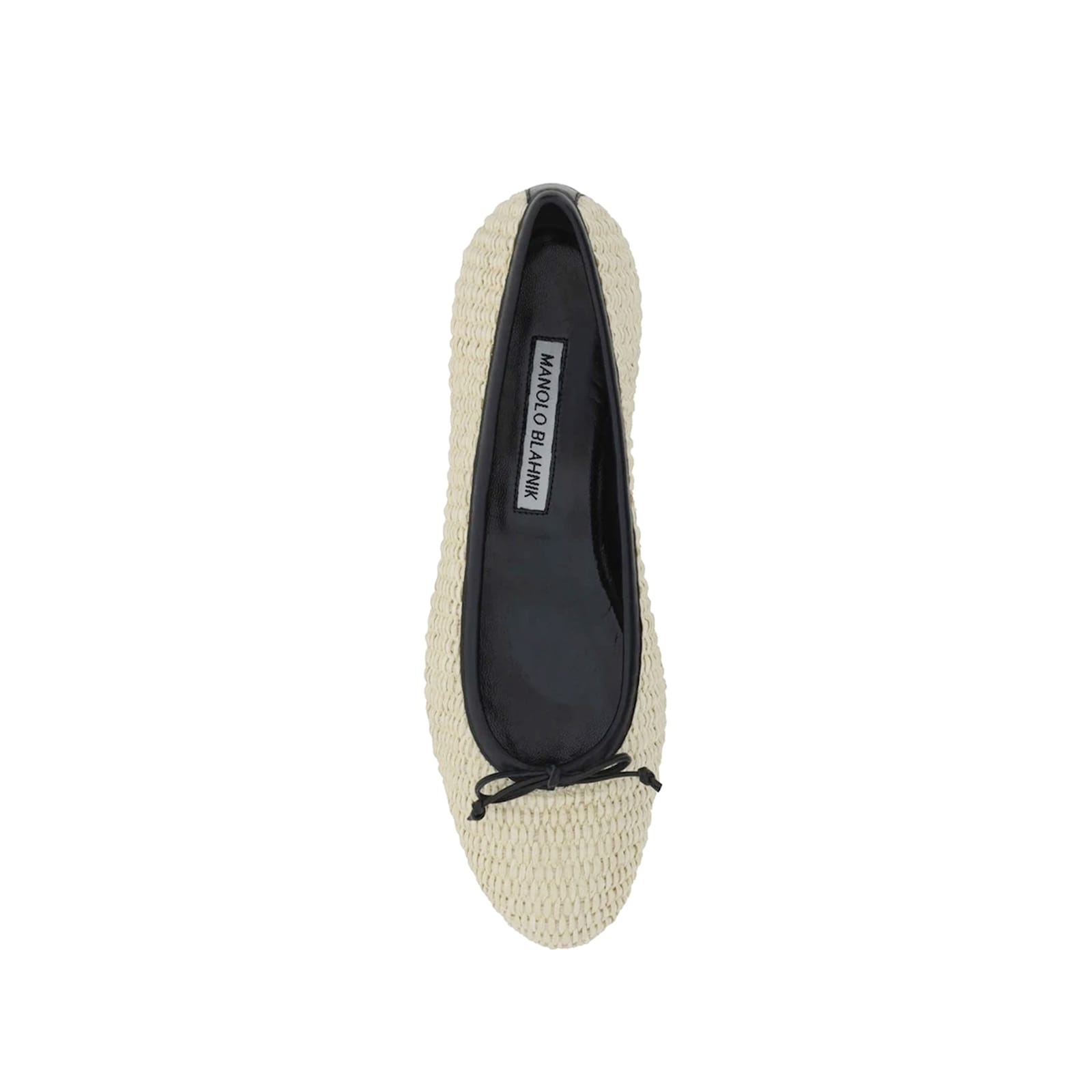 Manolo Blahnik Veralli 010 Ballerina Flats In Beige