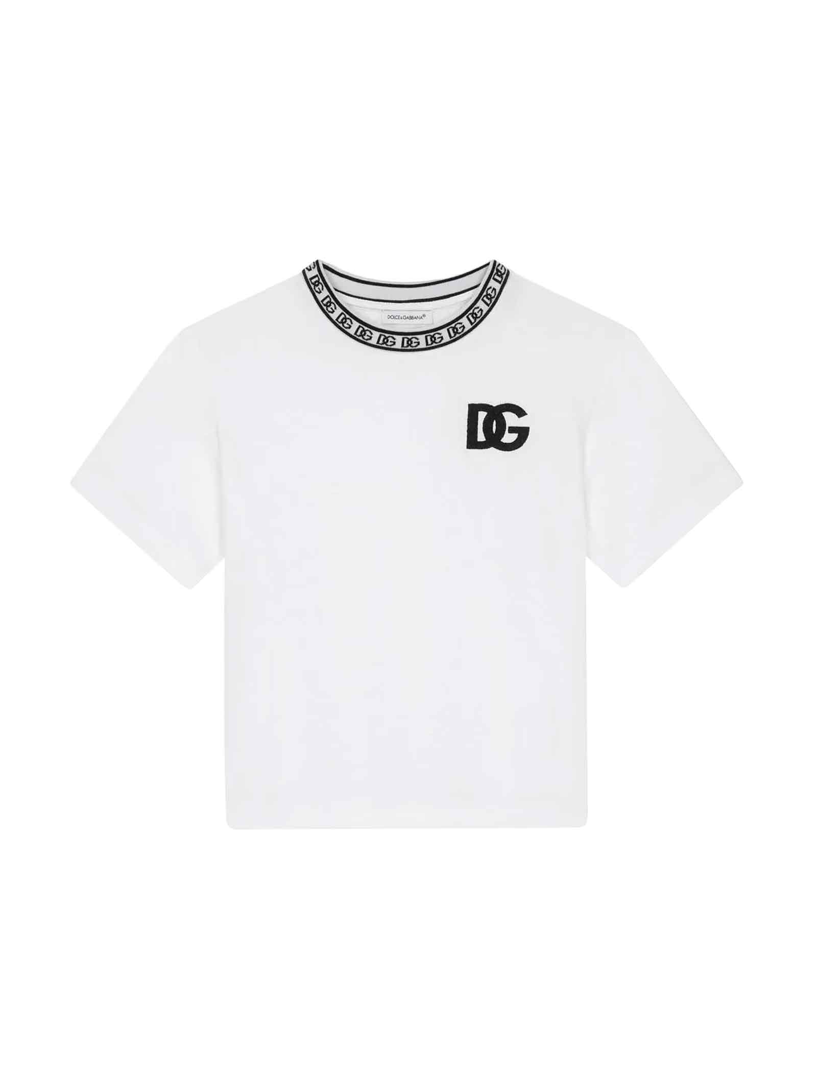 Dolce & Gabbana White T-shirt Boy
