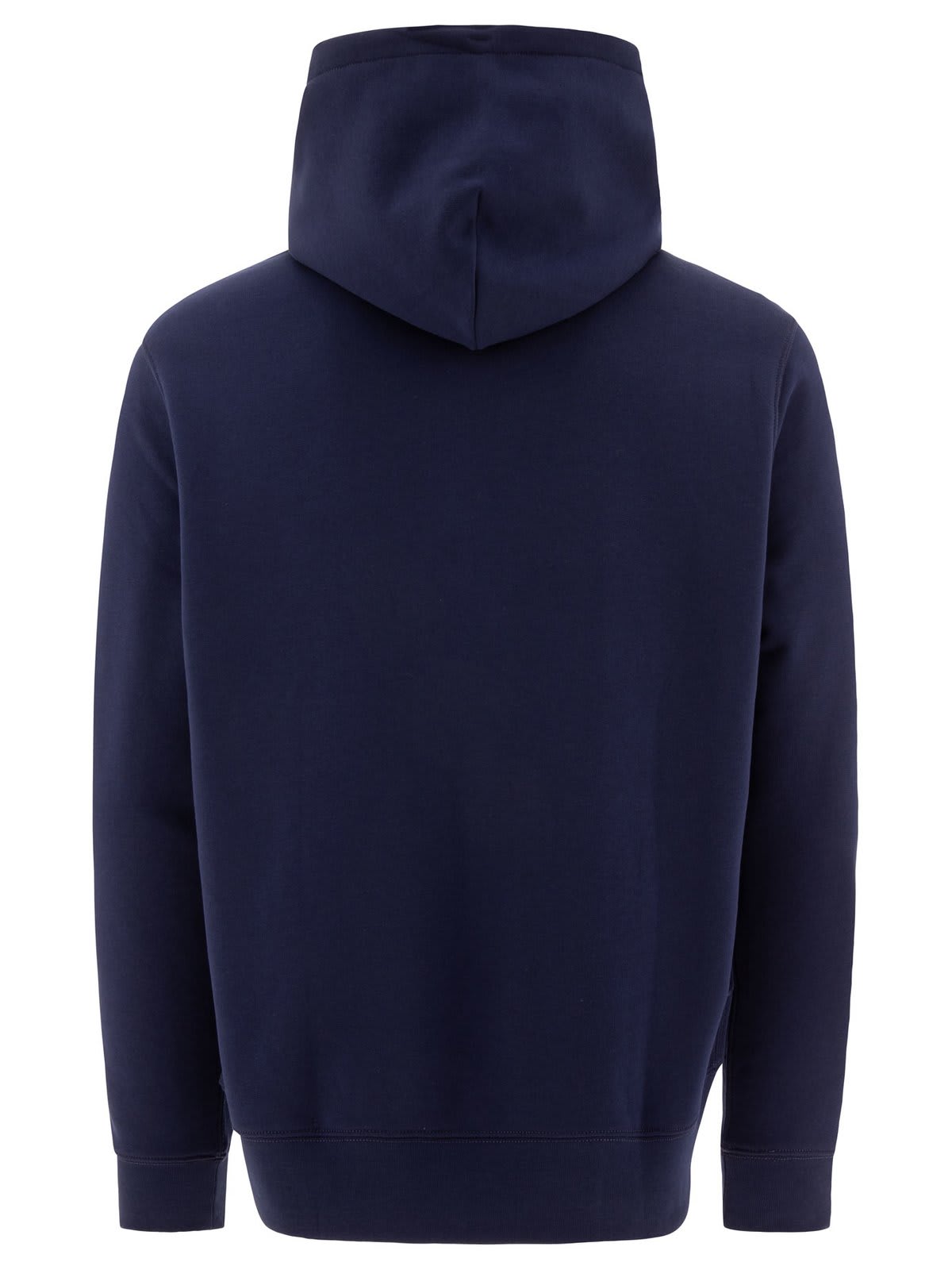 Shop Polo Ralph Lauren Polo Bear Fleece Hoodie In Blu Navy