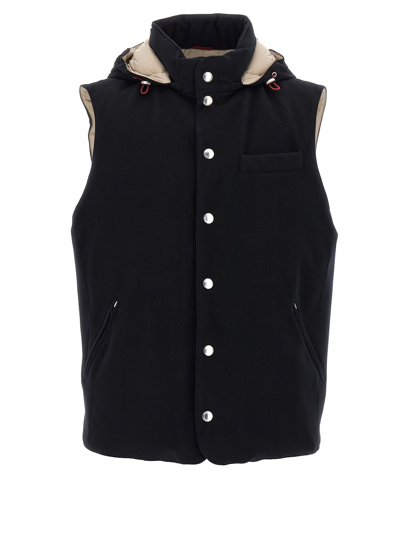 Padded Wool Vest