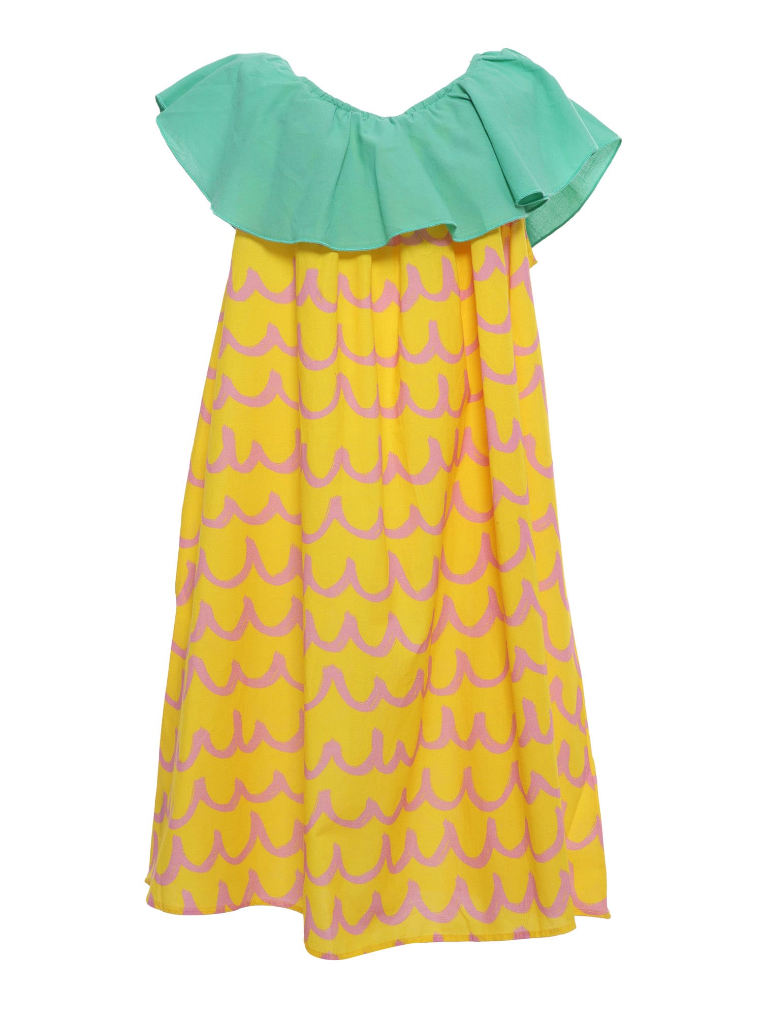 Shop Stella Mccartney Yellow And Green Dress