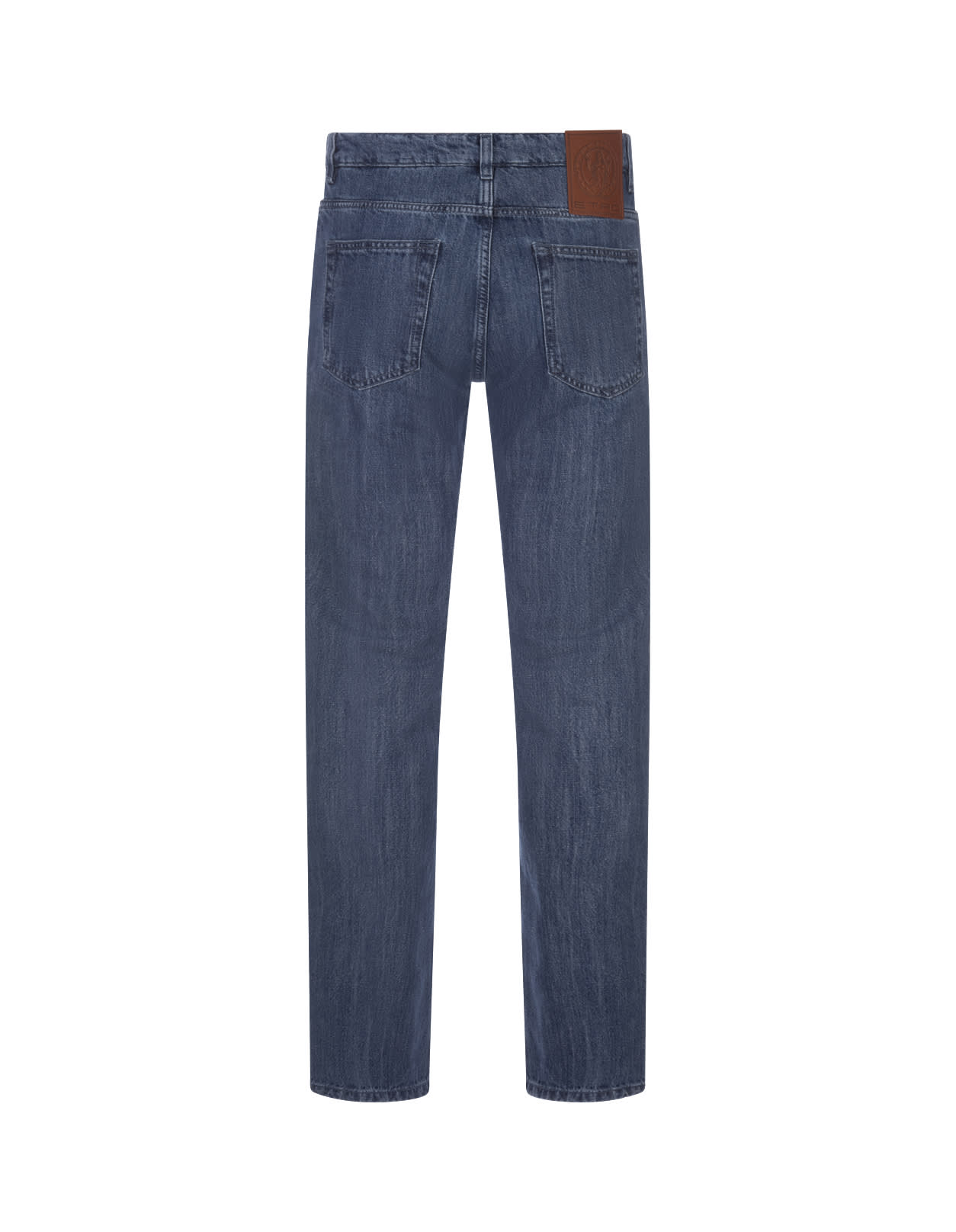 Shop Etro Blue Regular Fit Stretch Jeans