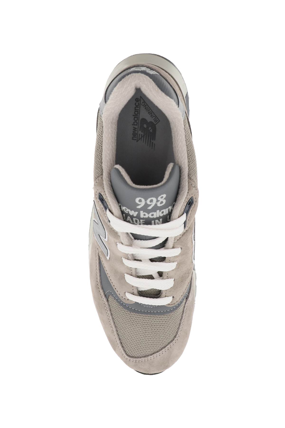Shop New Balance Made In Usa 998 Core Sneakers In Grey