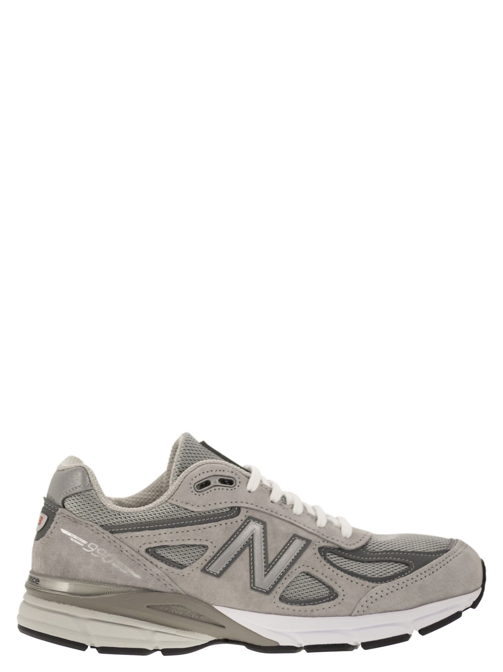 Shop New Balance 990v4 - Sneakers In Grey