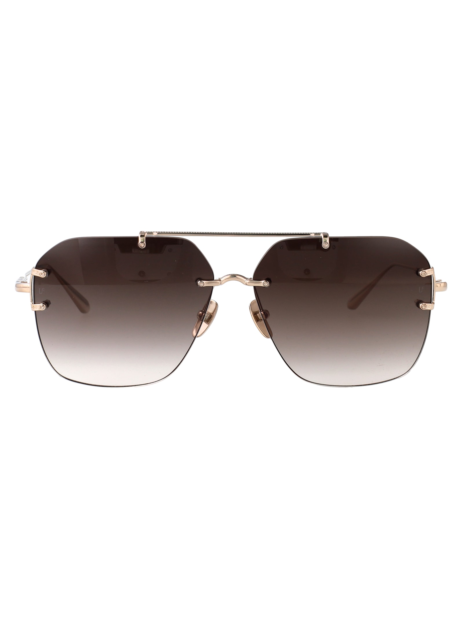 Linda Farrow Reyner Sunglasses In Multi