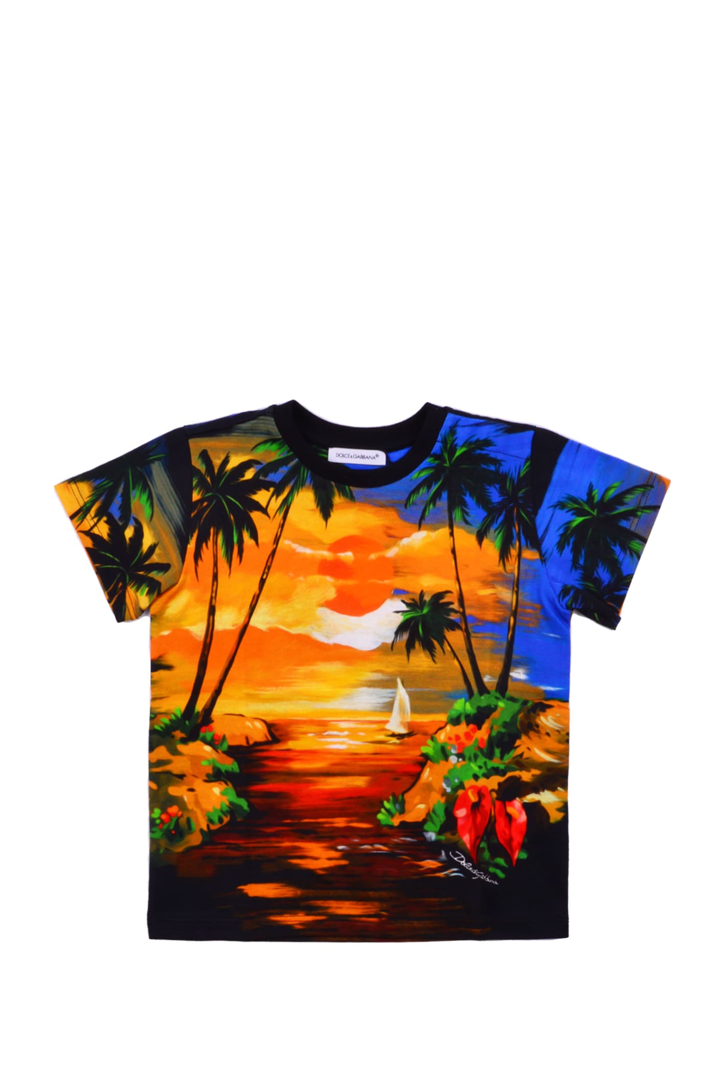 Dolce & Gabbana Printed Jersey T-shirt