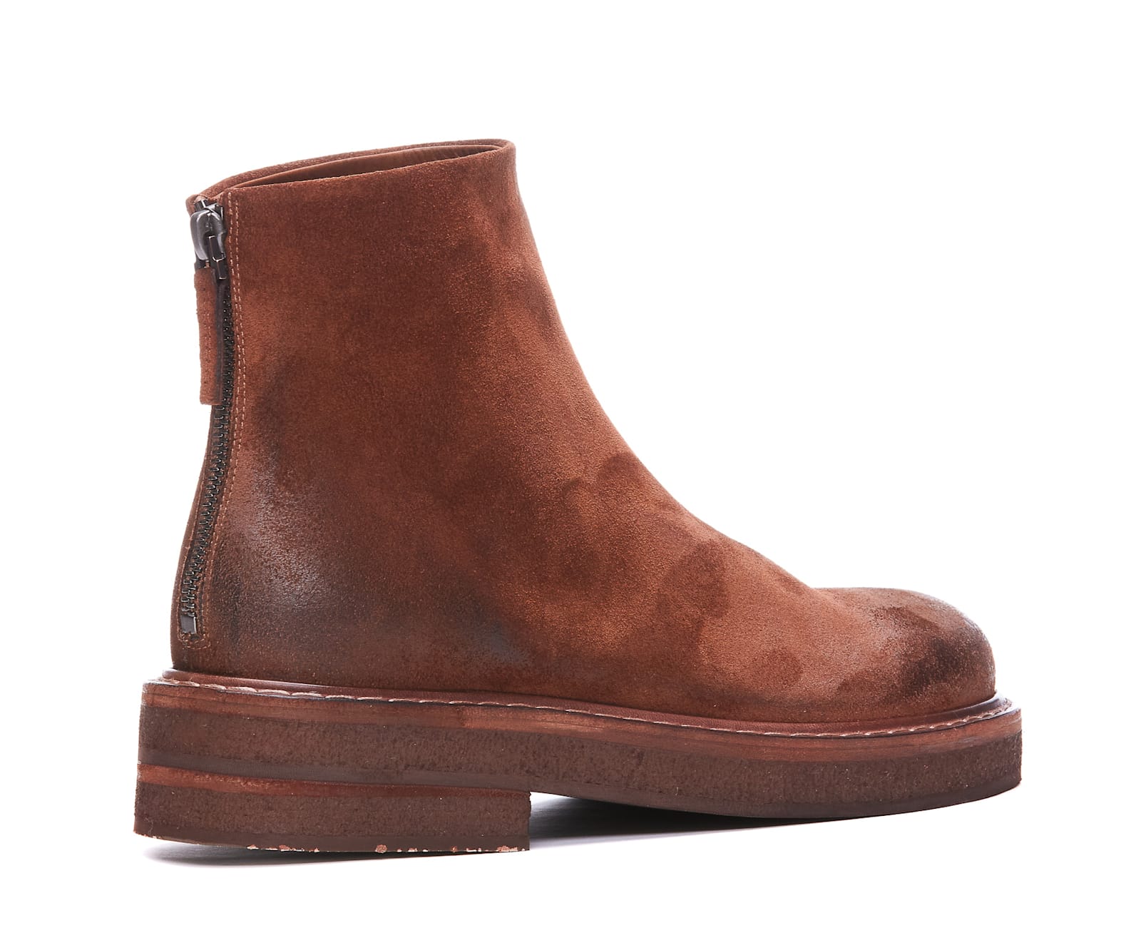 Shop Marsèll Parrucca Booties In Brown