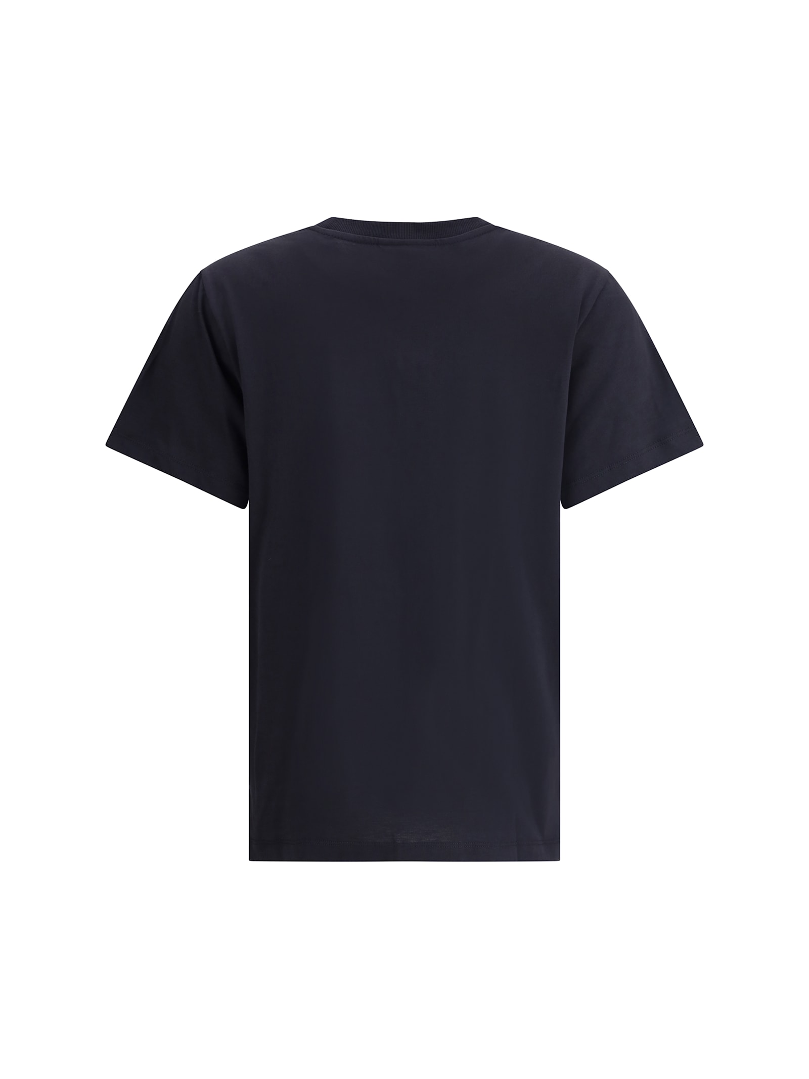 Ganni Organic Cotton T-shirt Featuring Dog Graphic