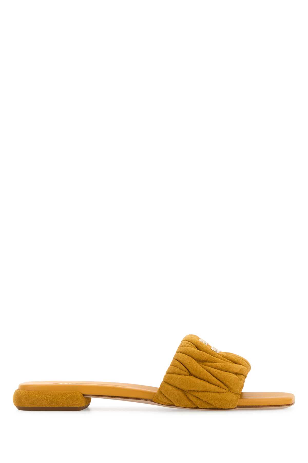 Mustard Suede Slippers