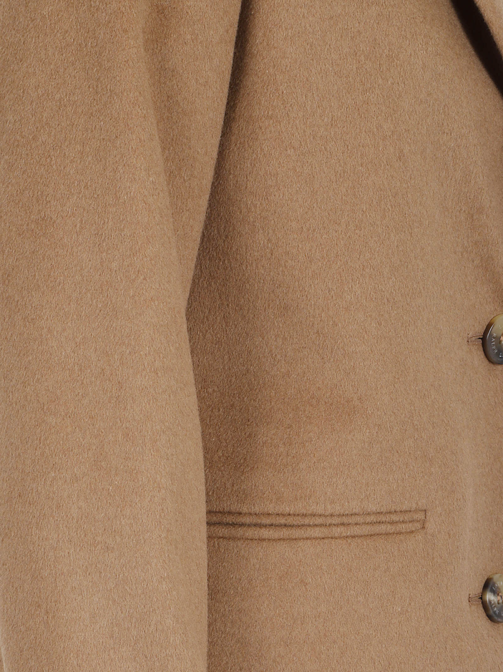 Ralph Lauren `wool Sb-lined-coat In Brown