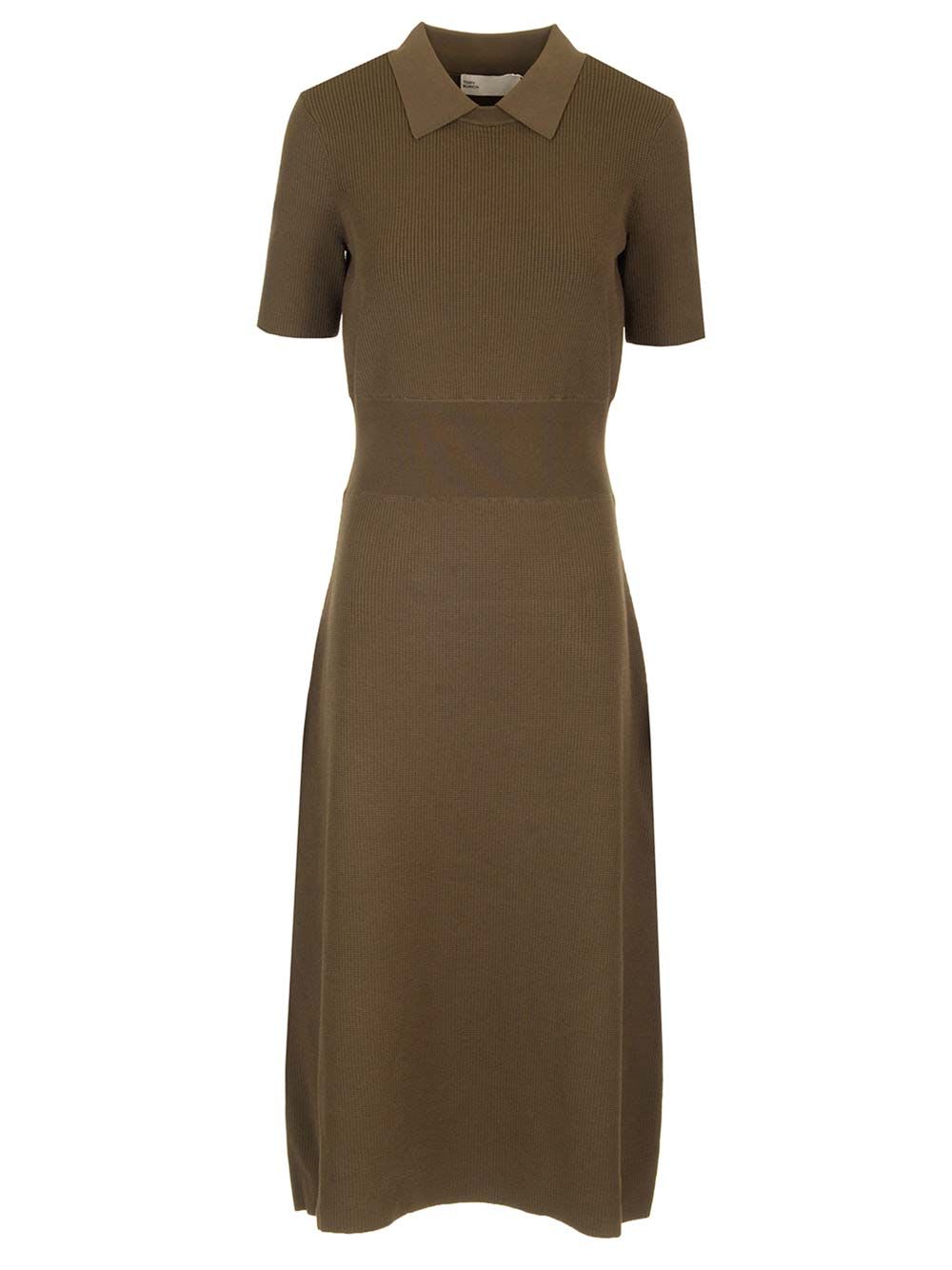 Viscose Knit Midi Dress