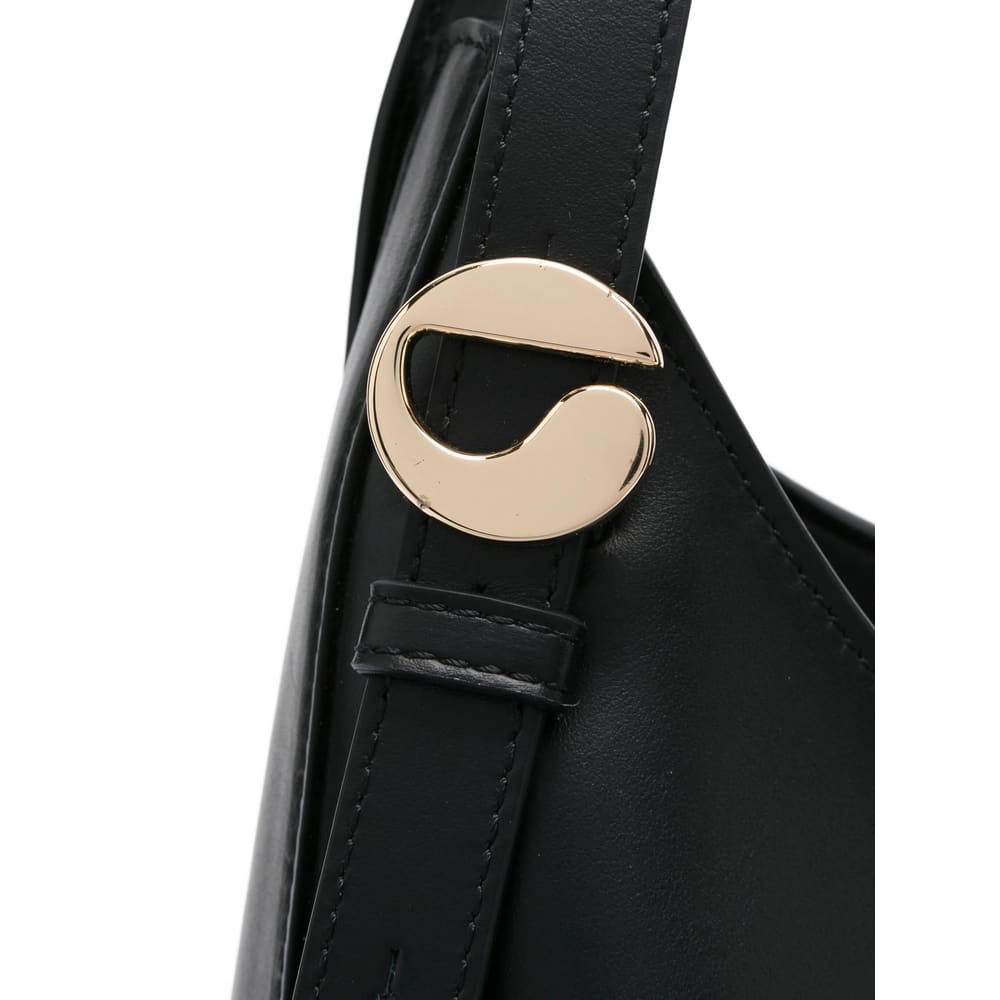 Coperni Leather Shoulder Bag In Black