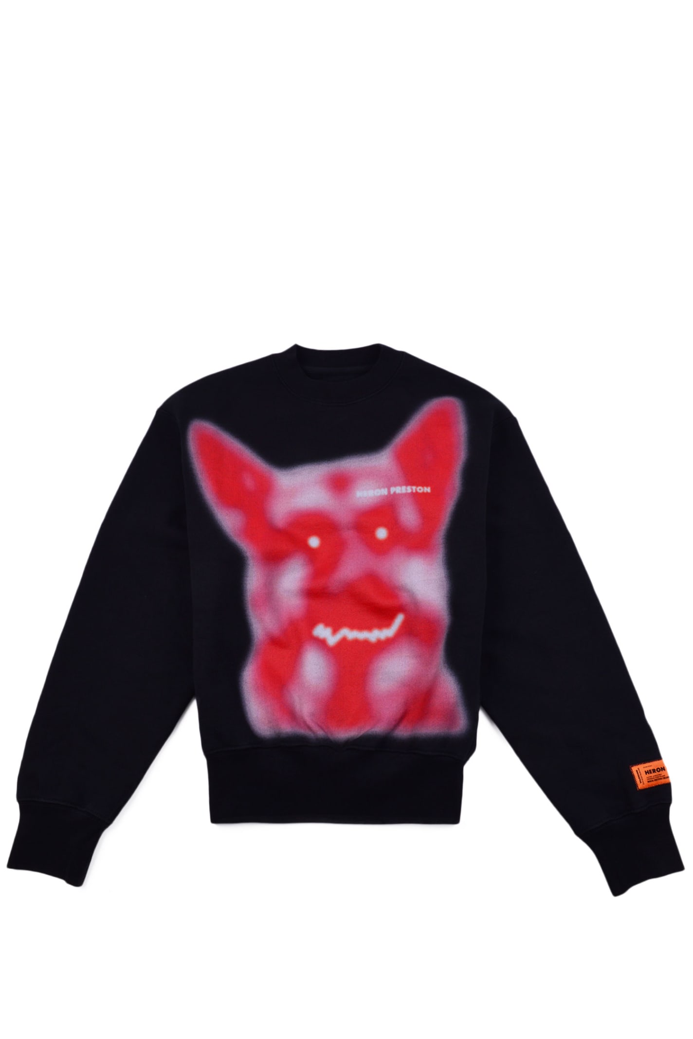 HERON PRESTON Beware Of Dog Jersey Sweatshirt